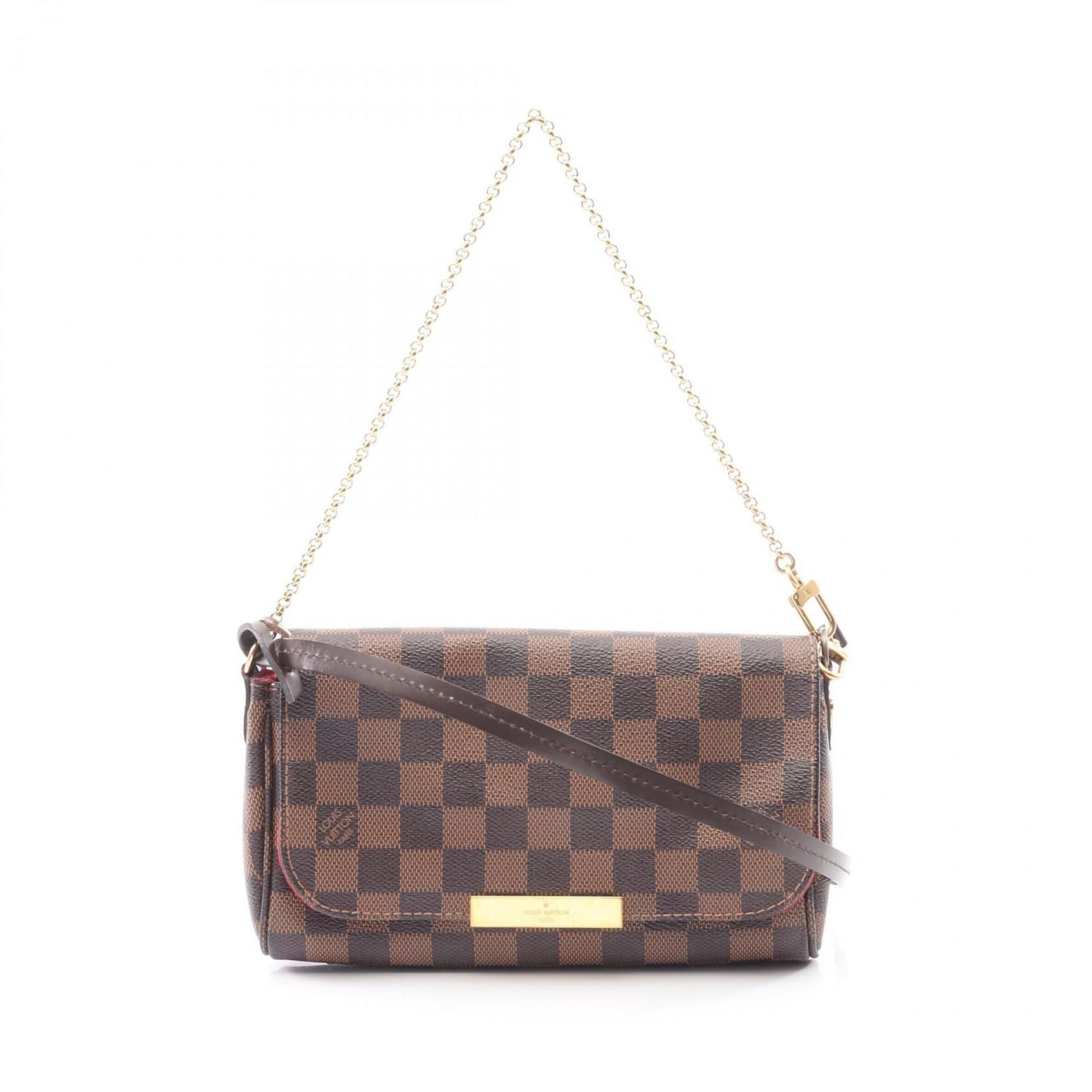 Louis Vuitton Favorite PM Damier Ebene Handbag, Coated Canvas and Leather