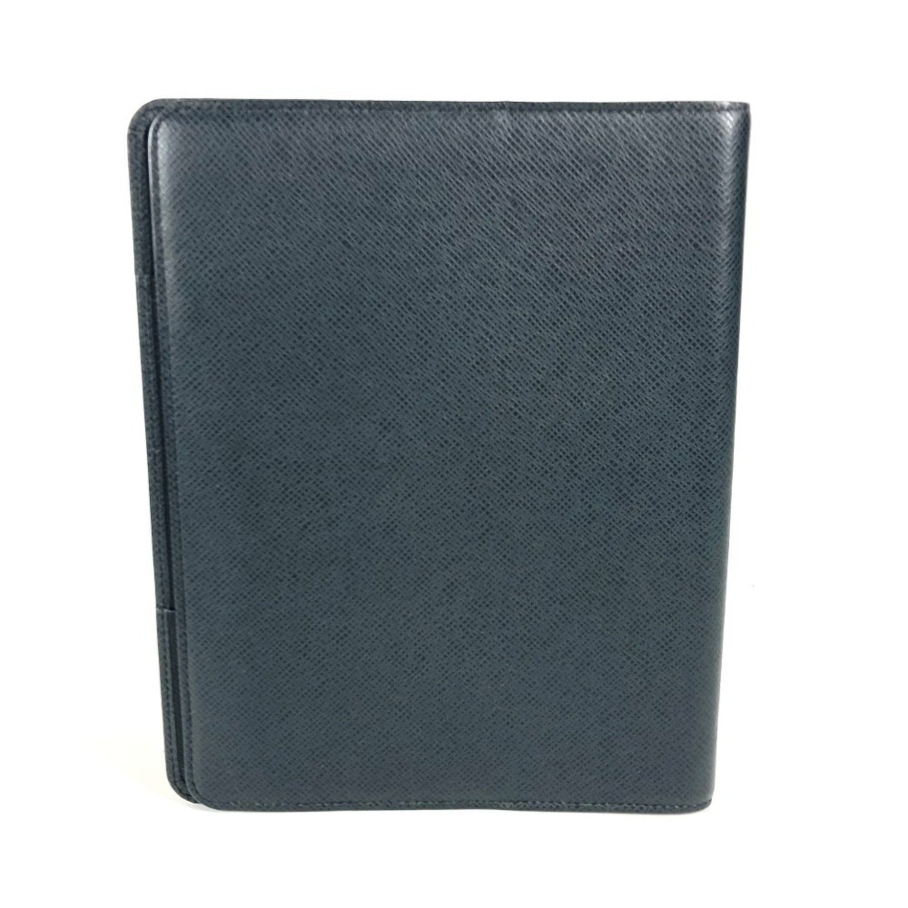 Louis Vuitton Taiga Agenda Bureau Notebook Memo Pad Stationery Case Cover Leather Men's