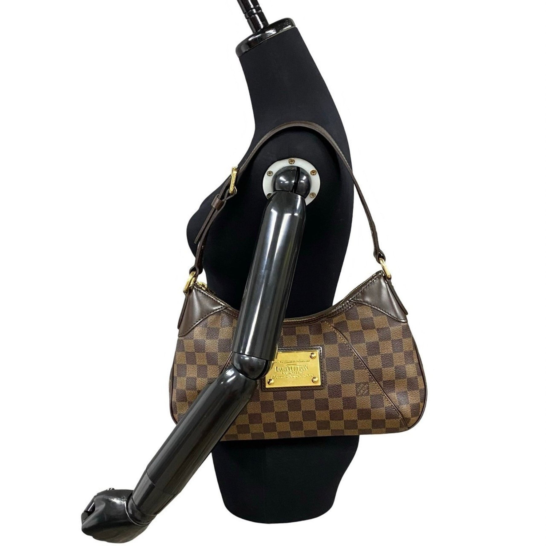 Louis Vuitton Thames PM Damier Leather Semi-Shoulder Bag, Handbag, Mini Tote 419-1