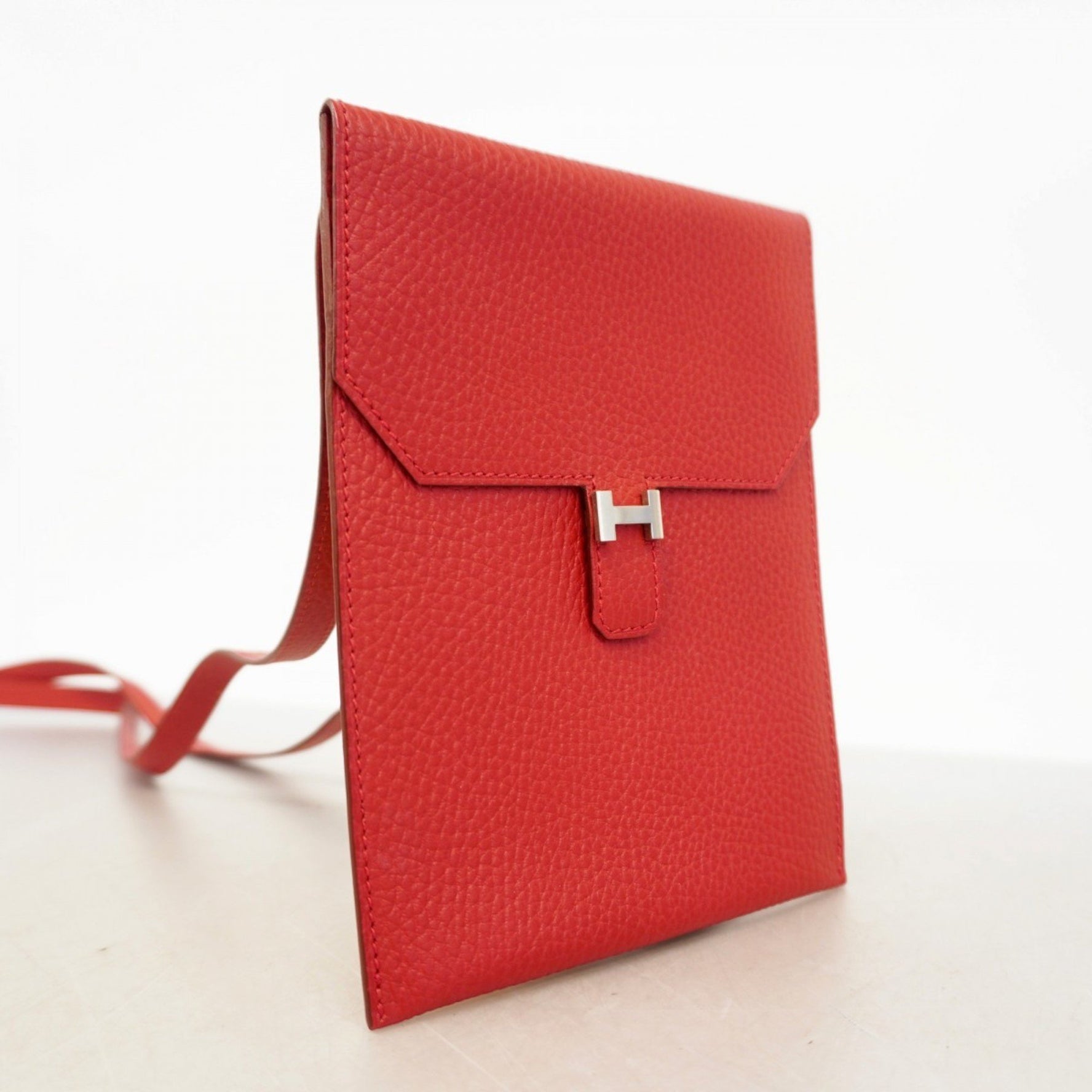 Hermes Hermès Amelie Ardenne Rouge vif shoulder bag, F engraved, for women