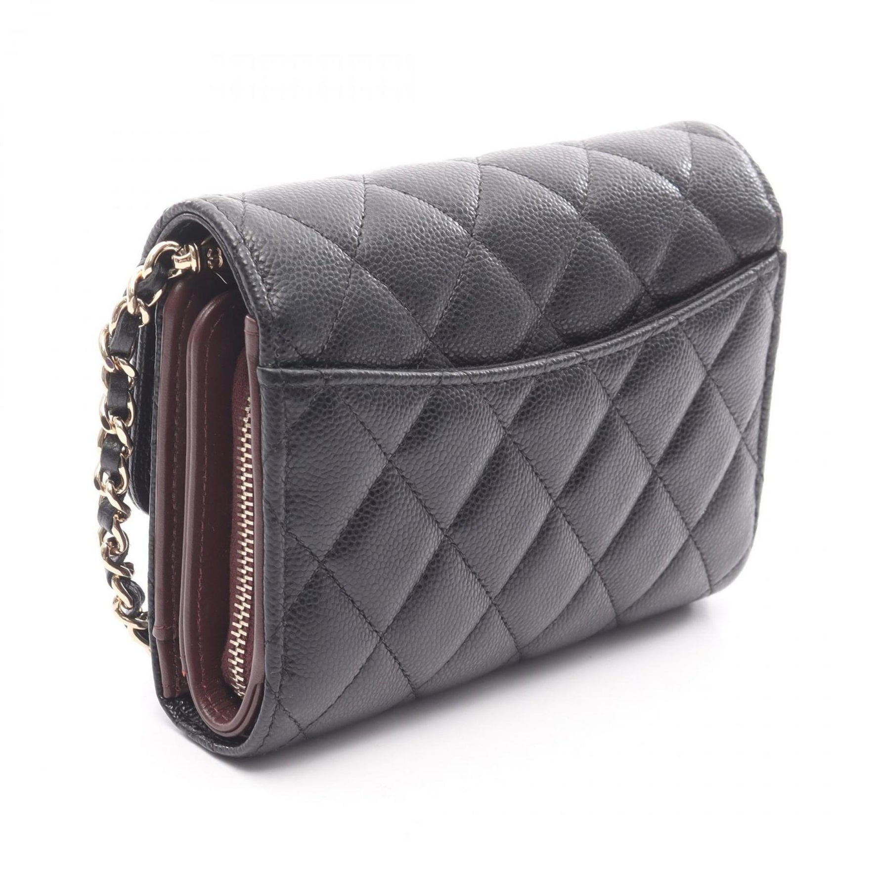 CHANEL Matelasse Shoulder Bag, Calfskin Leather