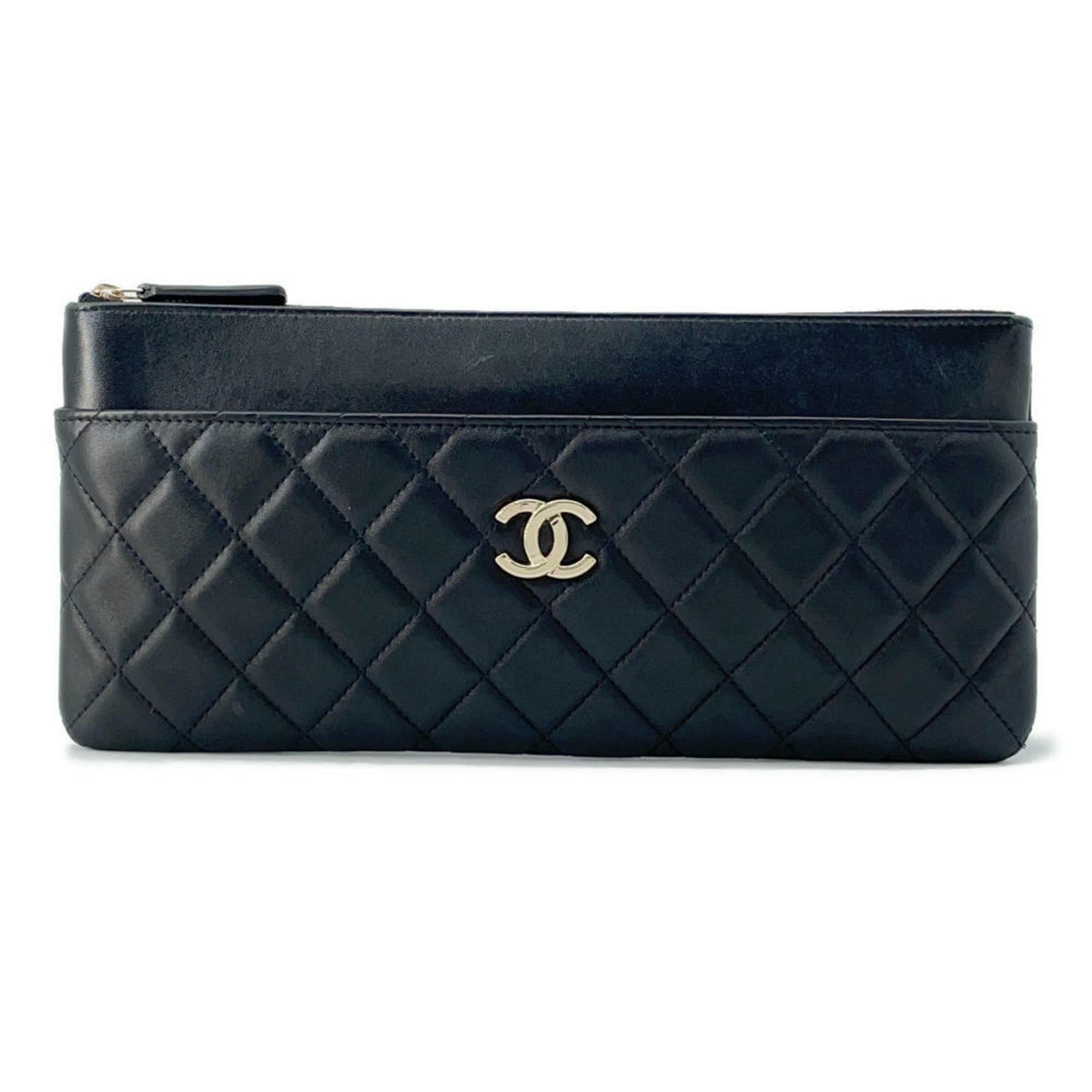 Chanel clutch bag, matelasse, coco mark