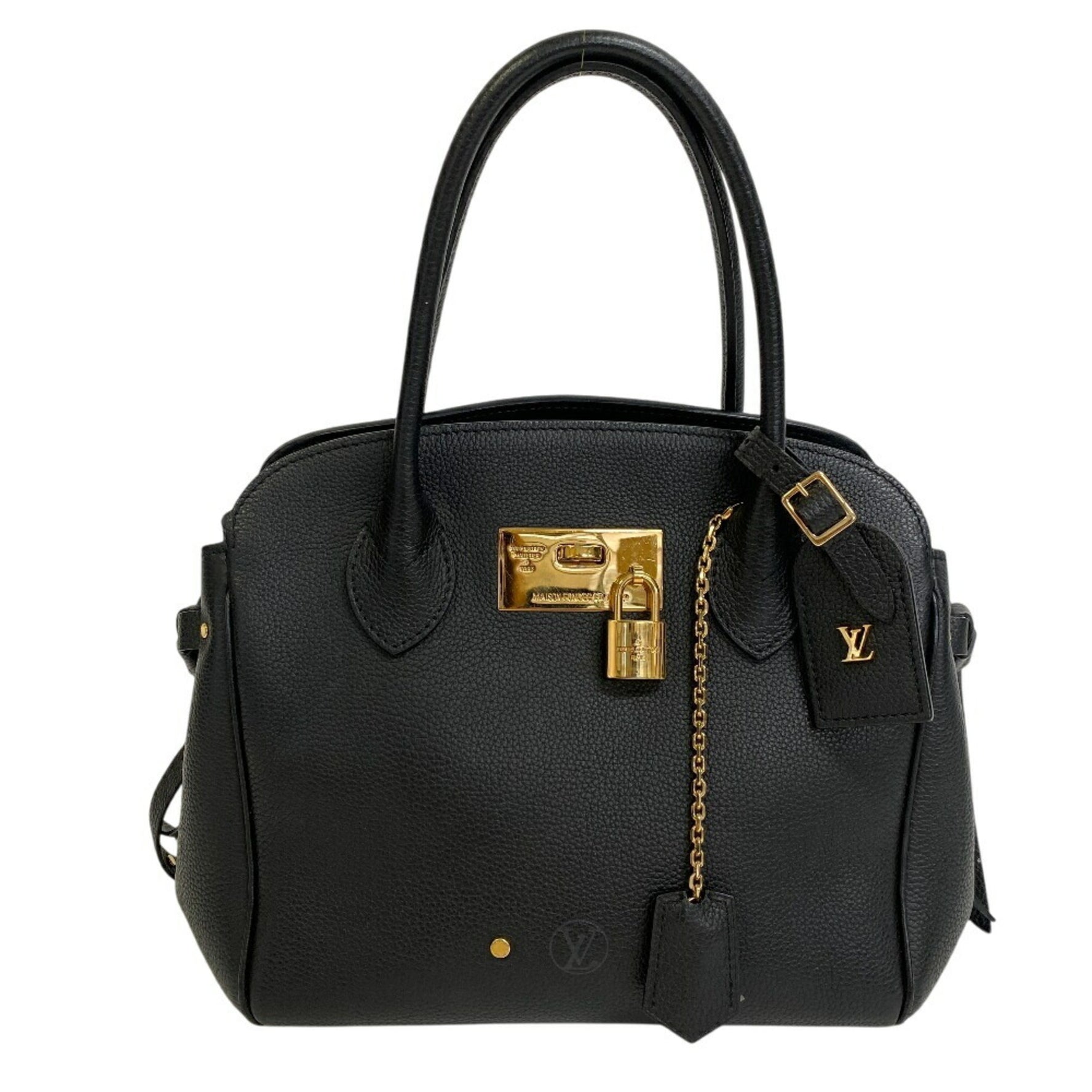 LOUIS VUITTON M54346 Mila PM Cadena Handbag, Women's, Black