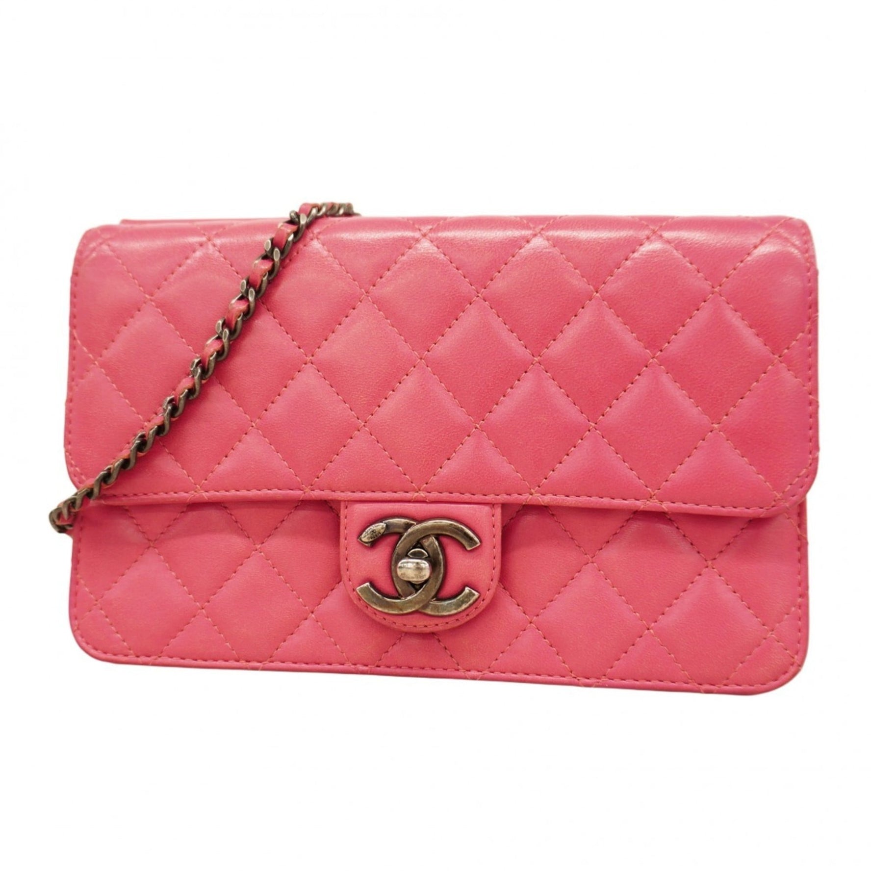 Chanel Matelasse Shoulder Bag with Chain Bag, Lambskin