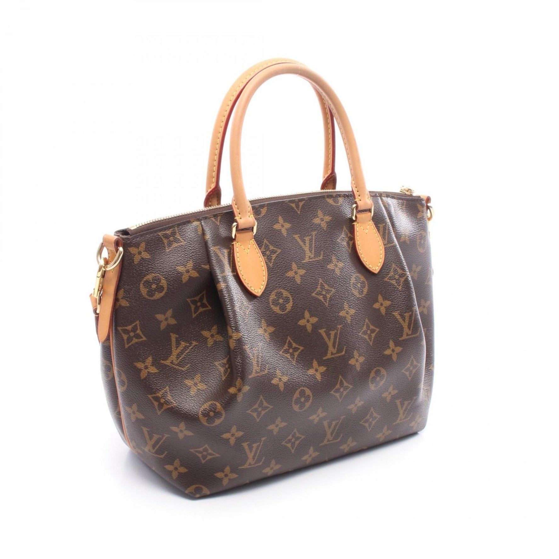Louis Vuitton Turen PM Monogram Handbag, Coated Canvas and Leather