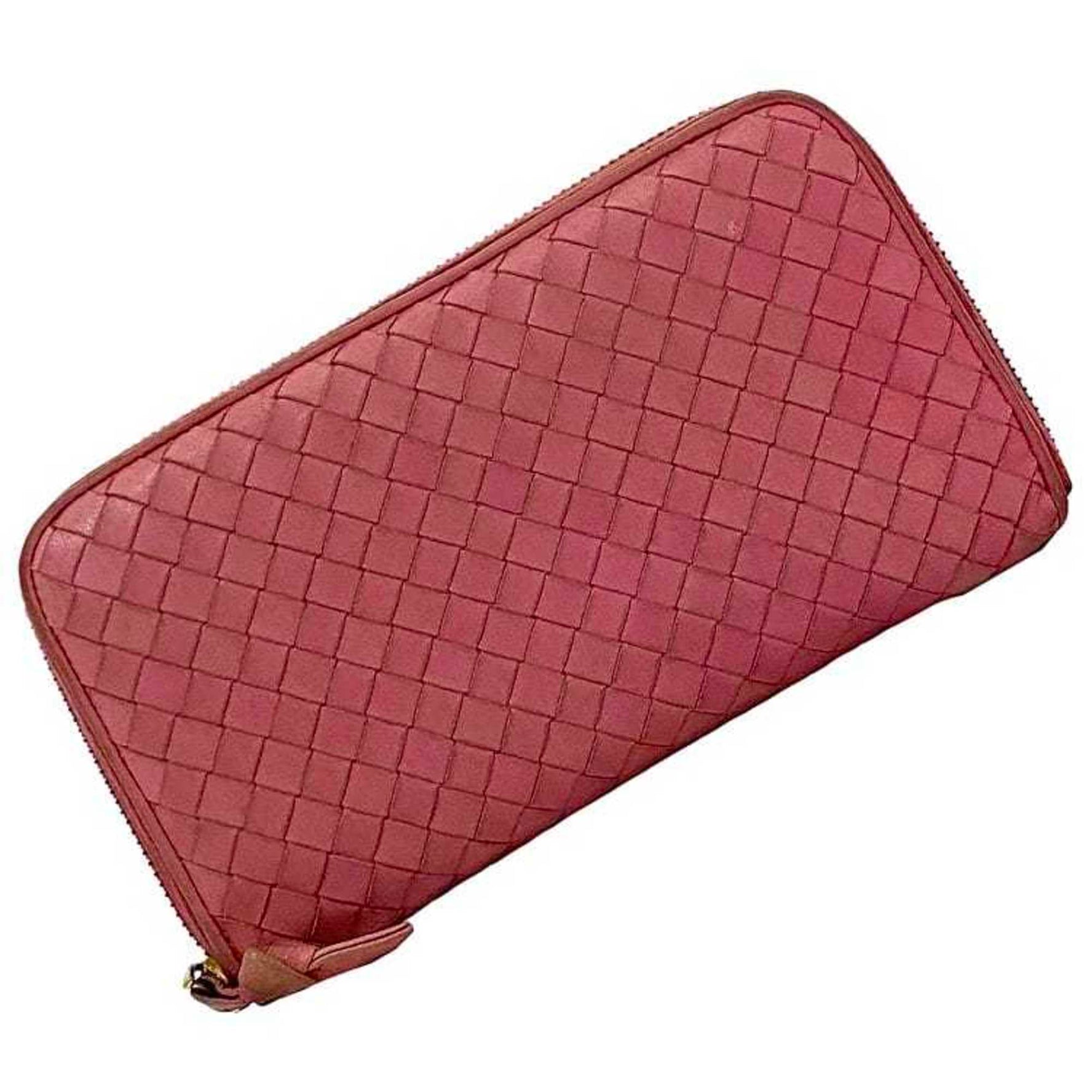 Bottega Veneta Round Long Wallet Intrecciato Leather BOTTEGA VENETA