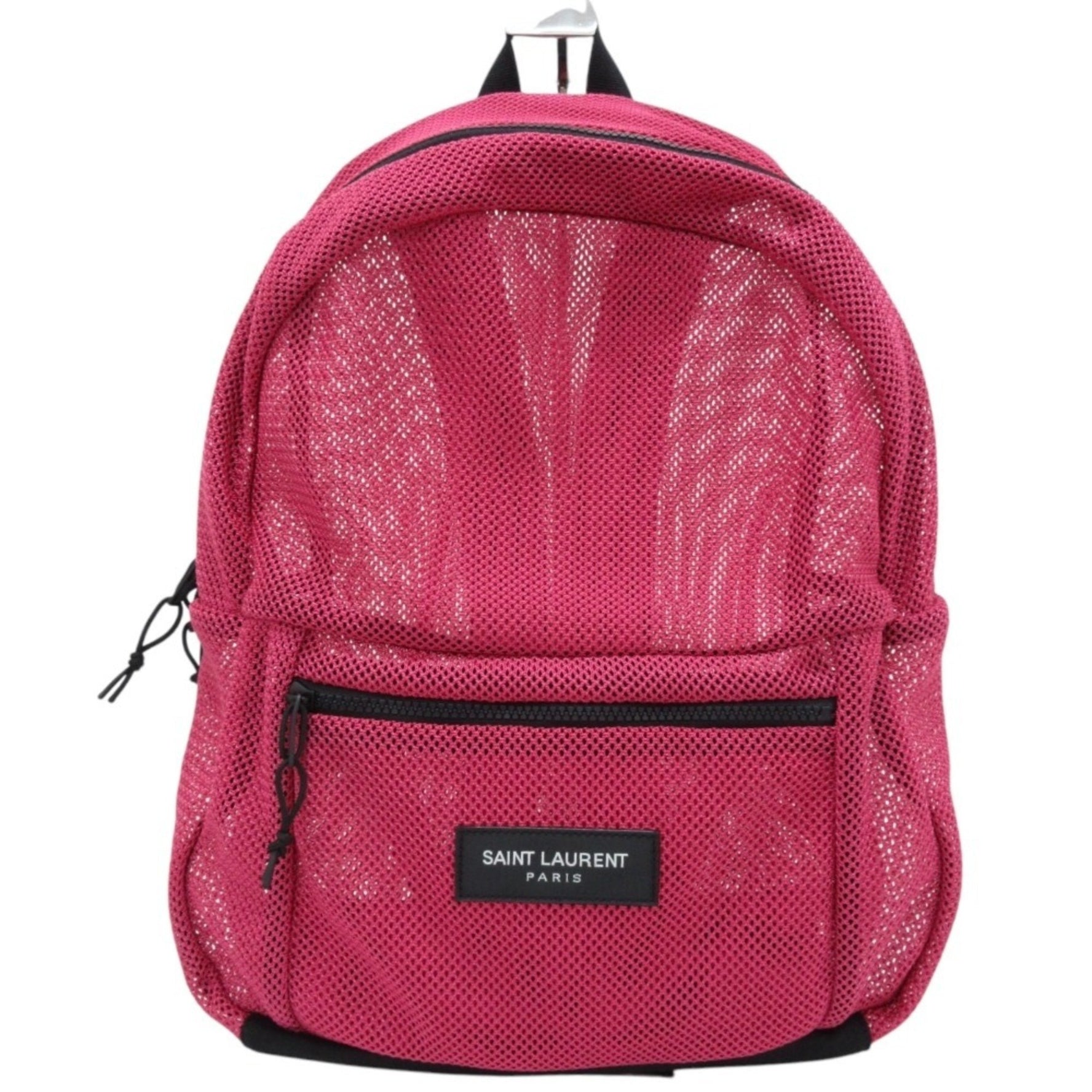 SAINT LAURENT Mesh Backpack Pink for Men and Women