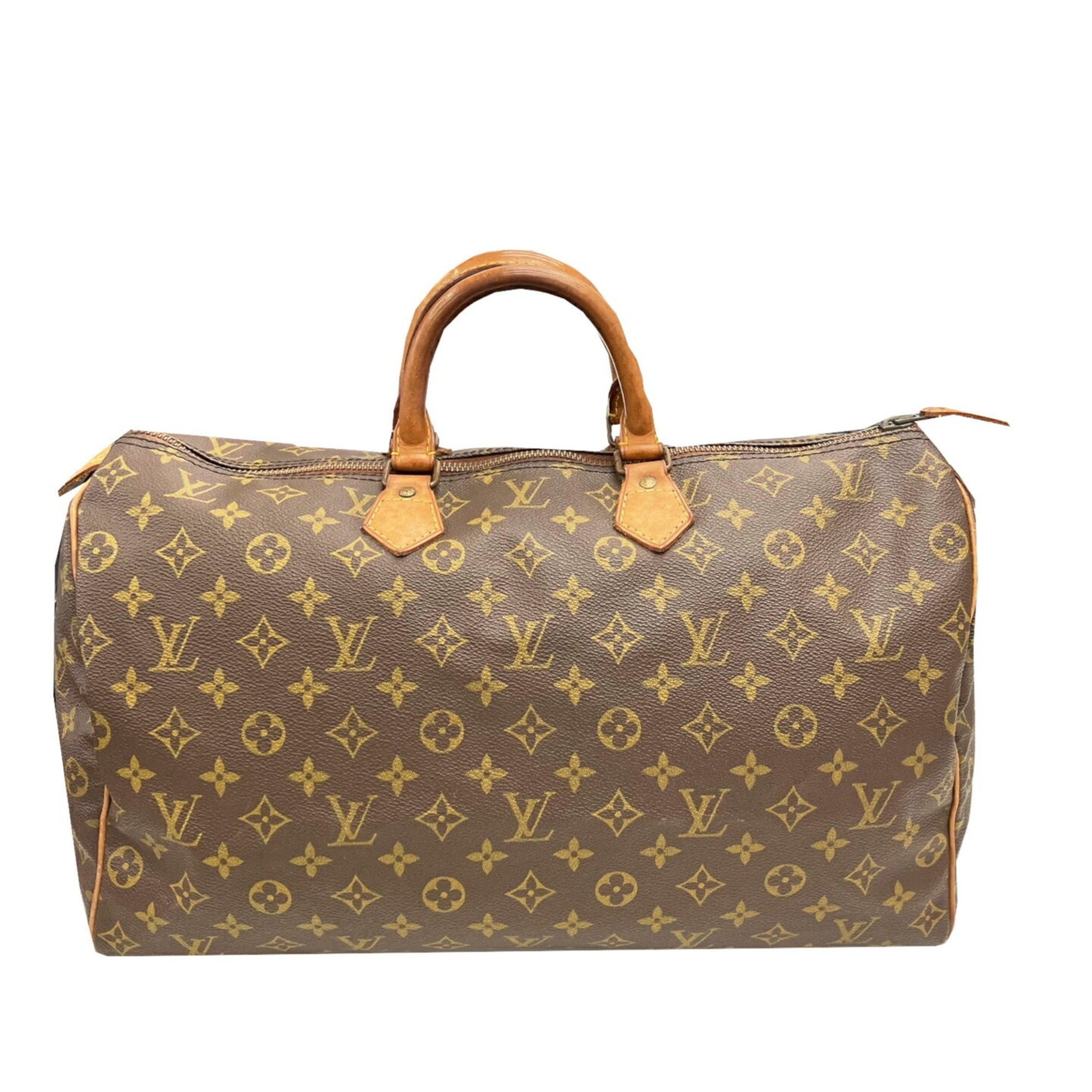LOUIS VUITTON Speedy 40 M41522 Monogram Handbag/Boston Bag in Canvas and Leather (Brown) for Men Women
