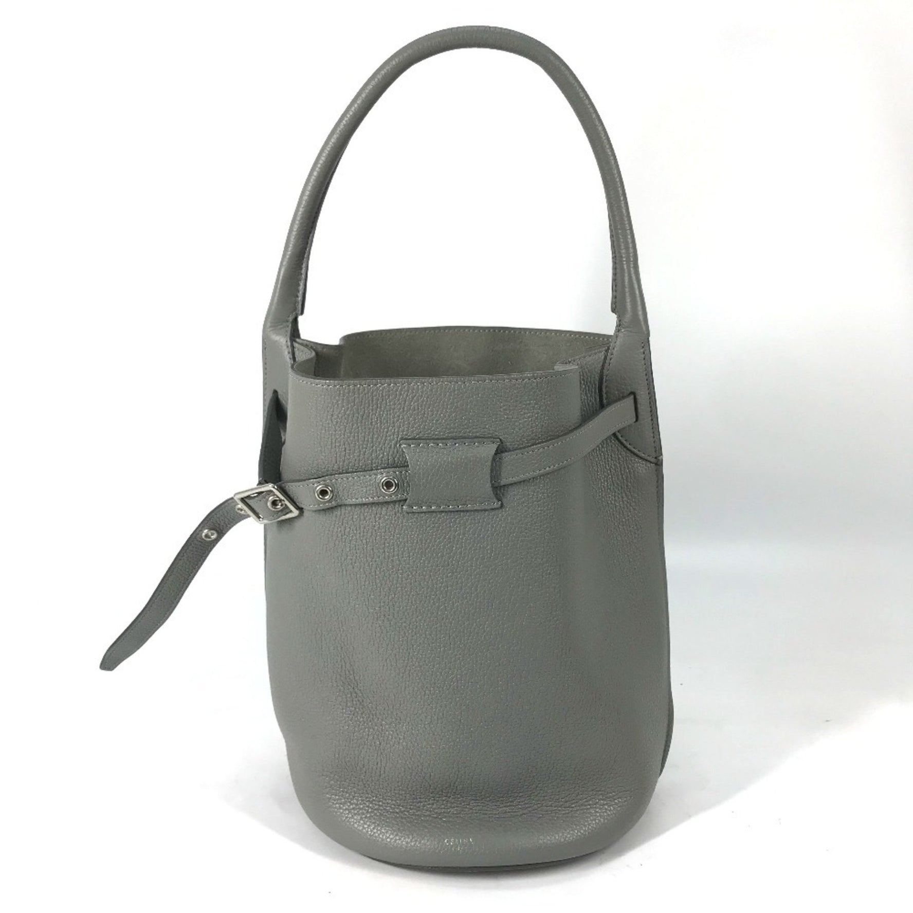 CELINE Big Bucket Bag with Pouch, Bucket-Shaped Shoulder Bag/Handbag, Leather