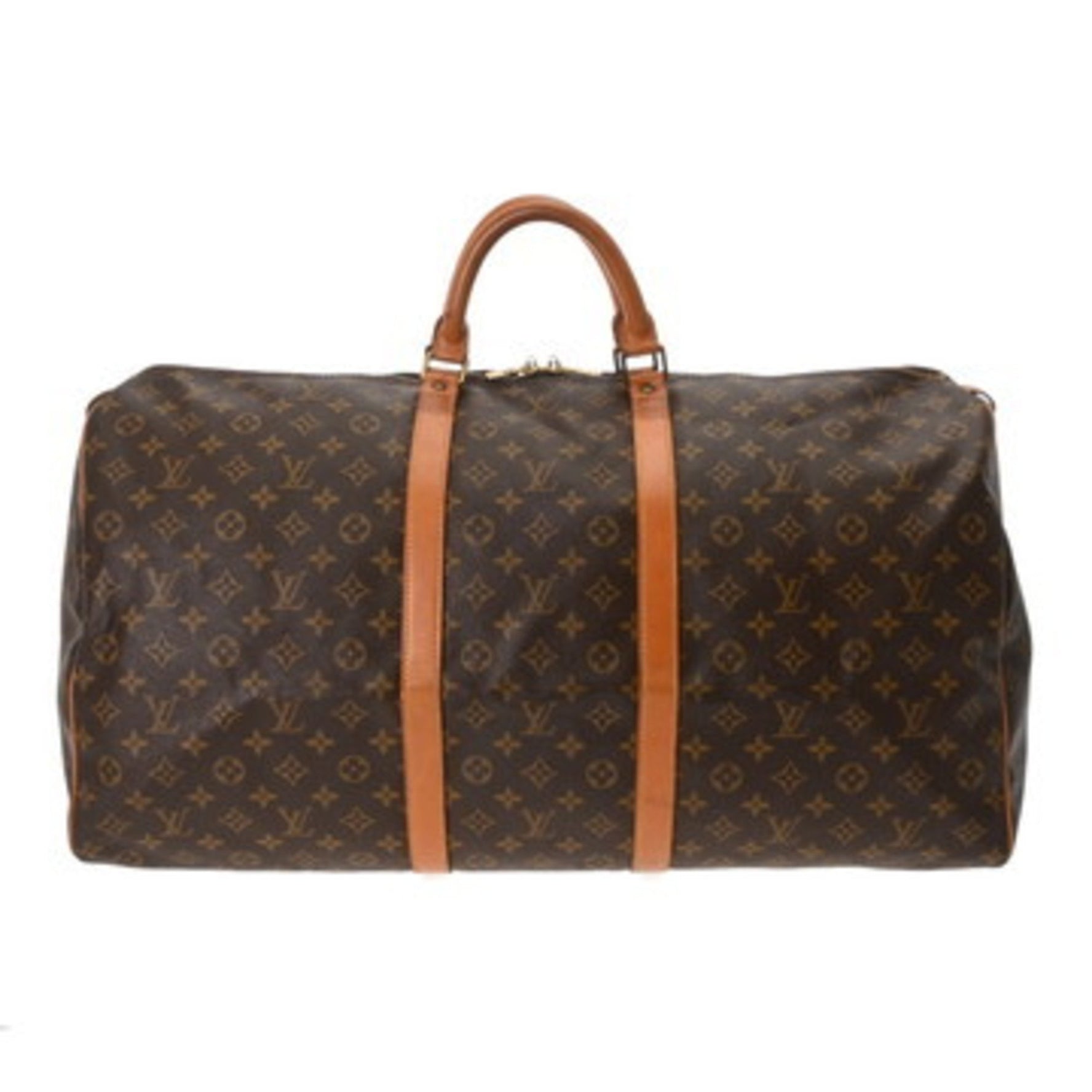 LOUIS VUITTON Monogram Keepall 60 Unisex Canvas Boston Bag