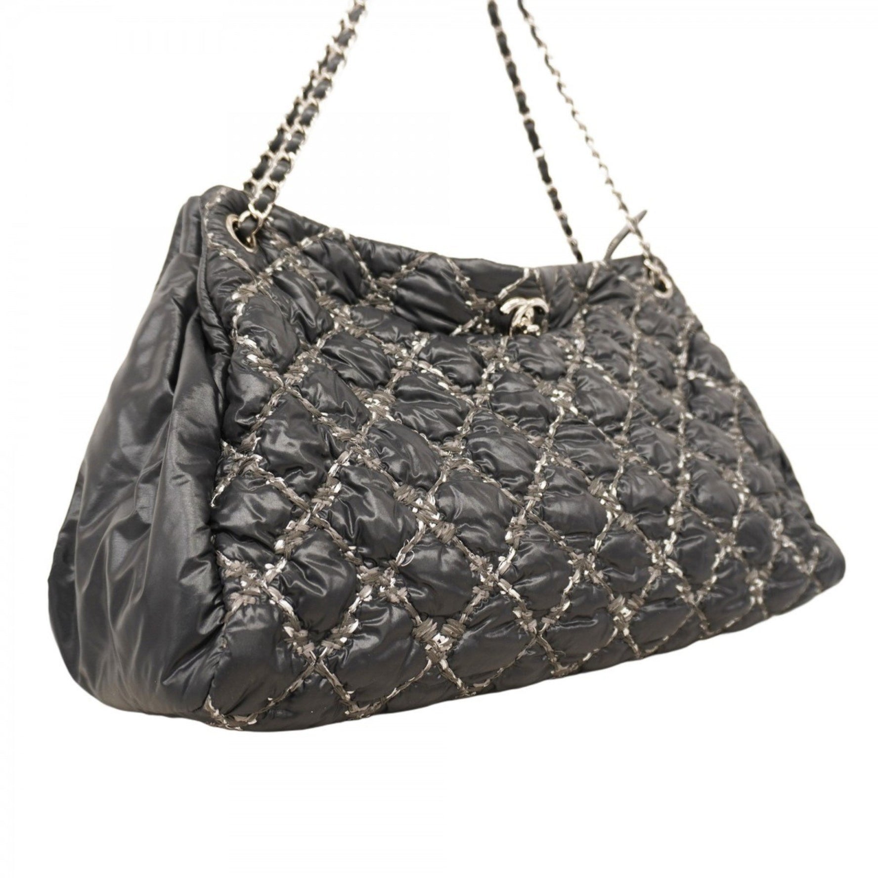 Chanel Parisian Shoulder Bag, Chain Nylon