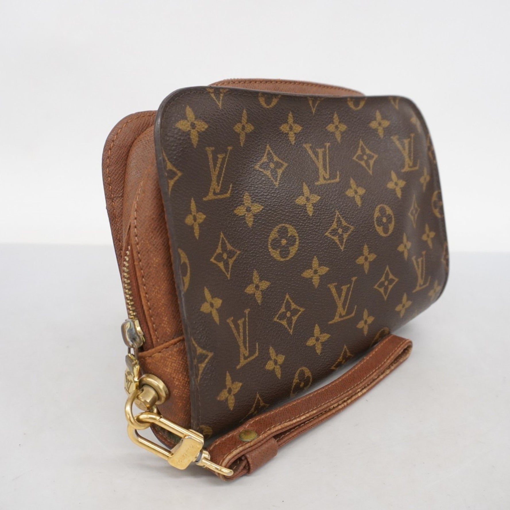 Louis Vuitton Monogram Orsay Clutch Bag M51790 Brown Men's