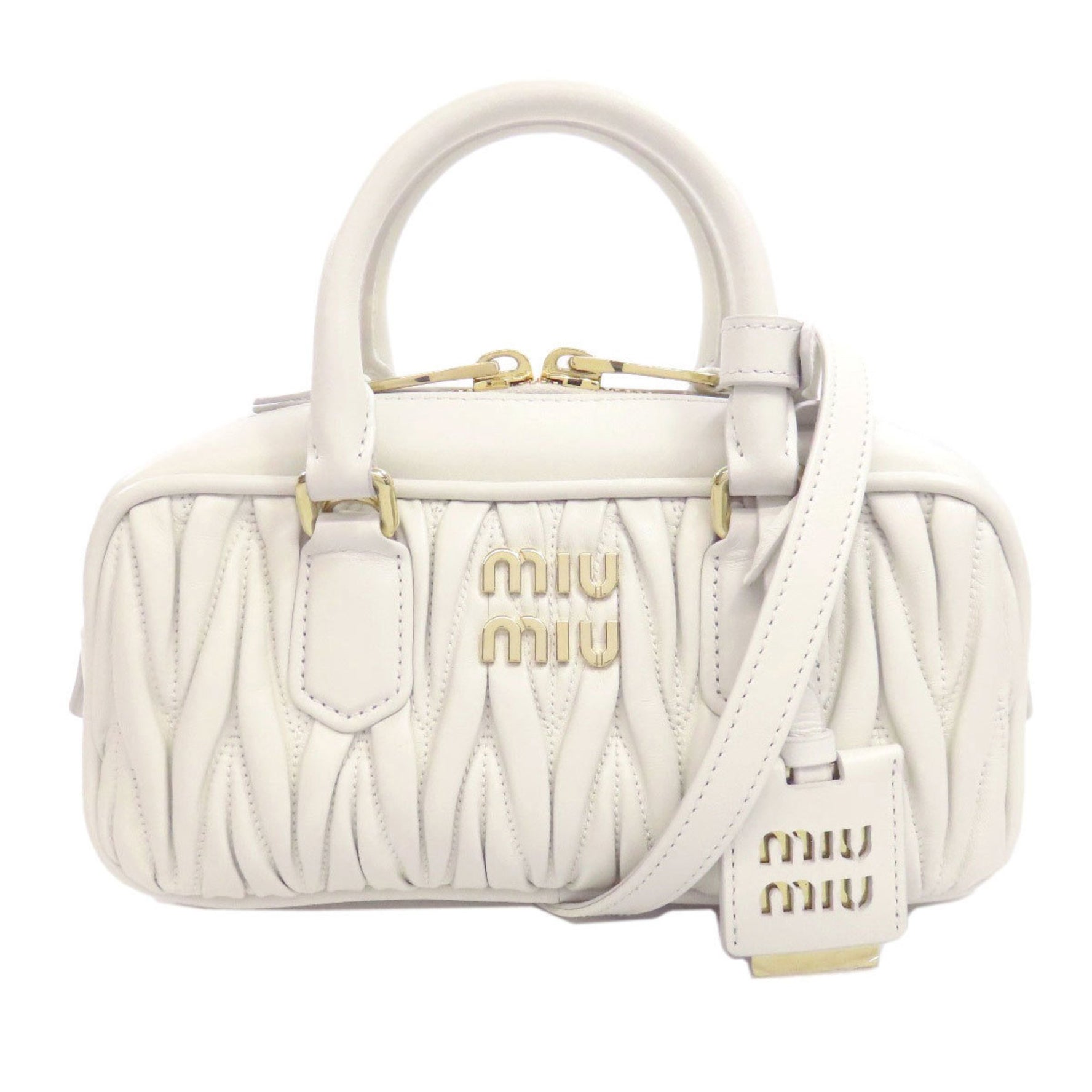 Miu Miu Miu Arcadi Matelasse Handbag Calfskin MIUMIU
