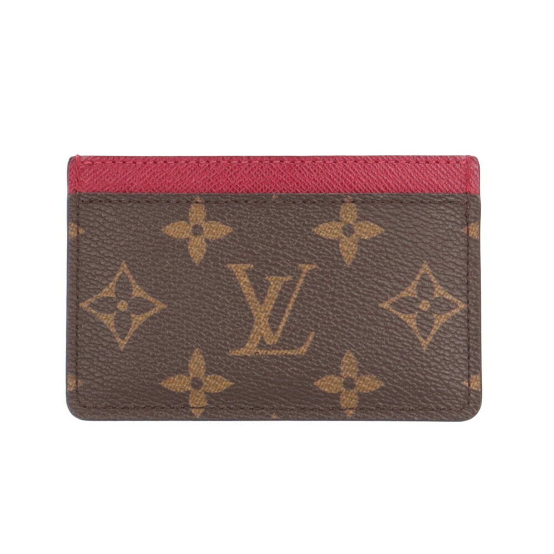 Louis Vuitton Porte Carte Sample Monogram Card Case Canvas M60703 Women's LOUIS VUITTON