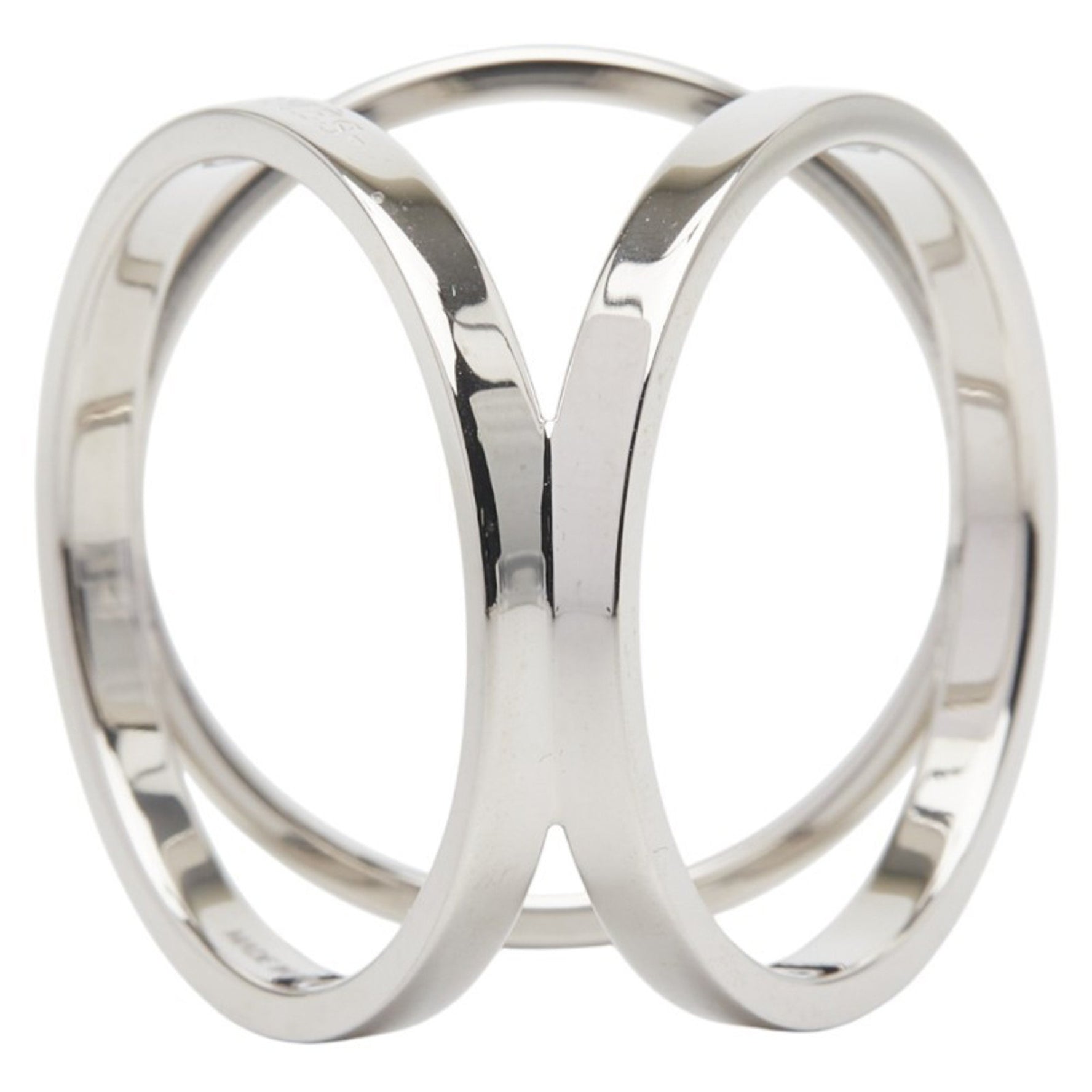 Hermes Trio Scarf Muffler Ring Metal