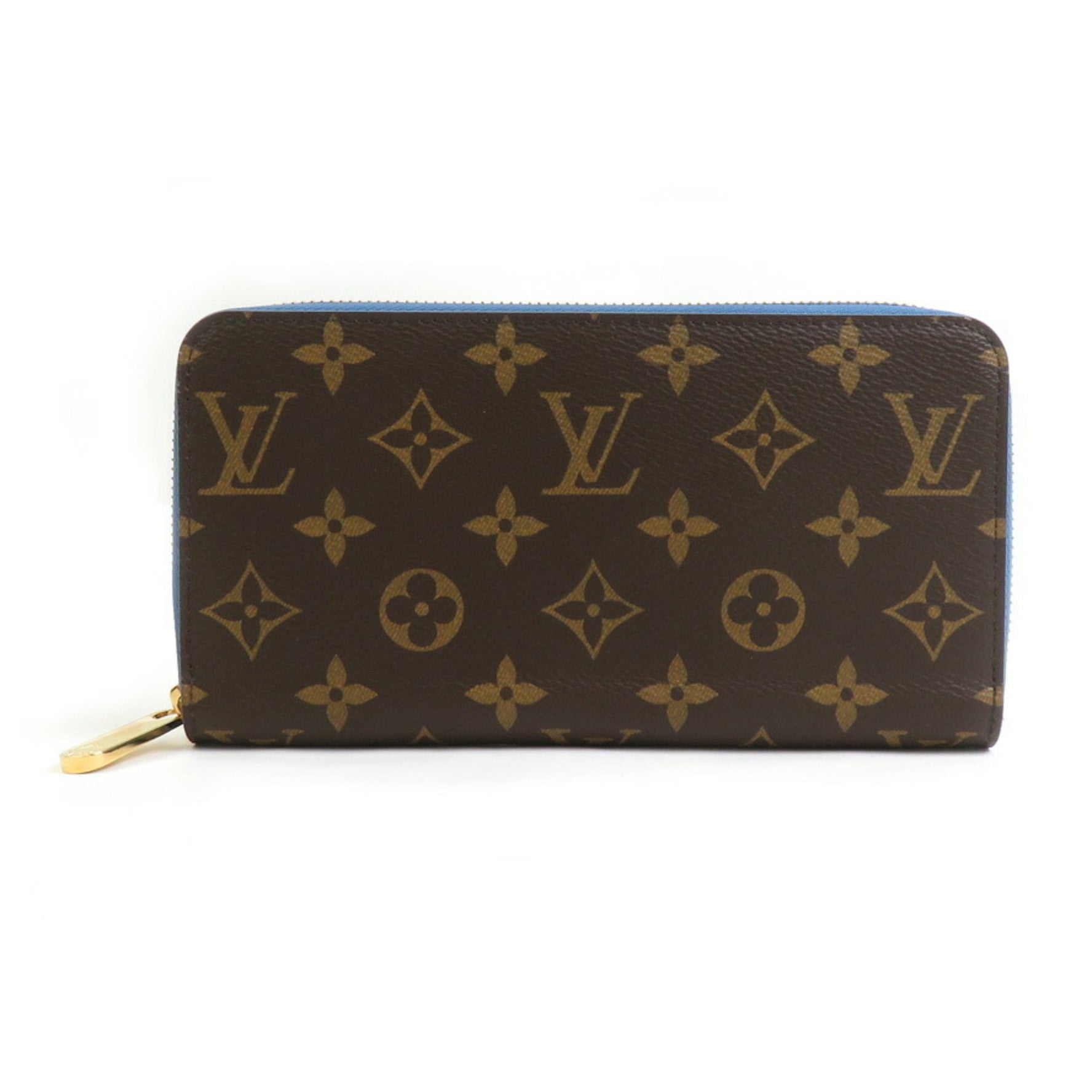Louis Vuitton Monogram Zippy Wallet, Blue Jean, Men's/Women's