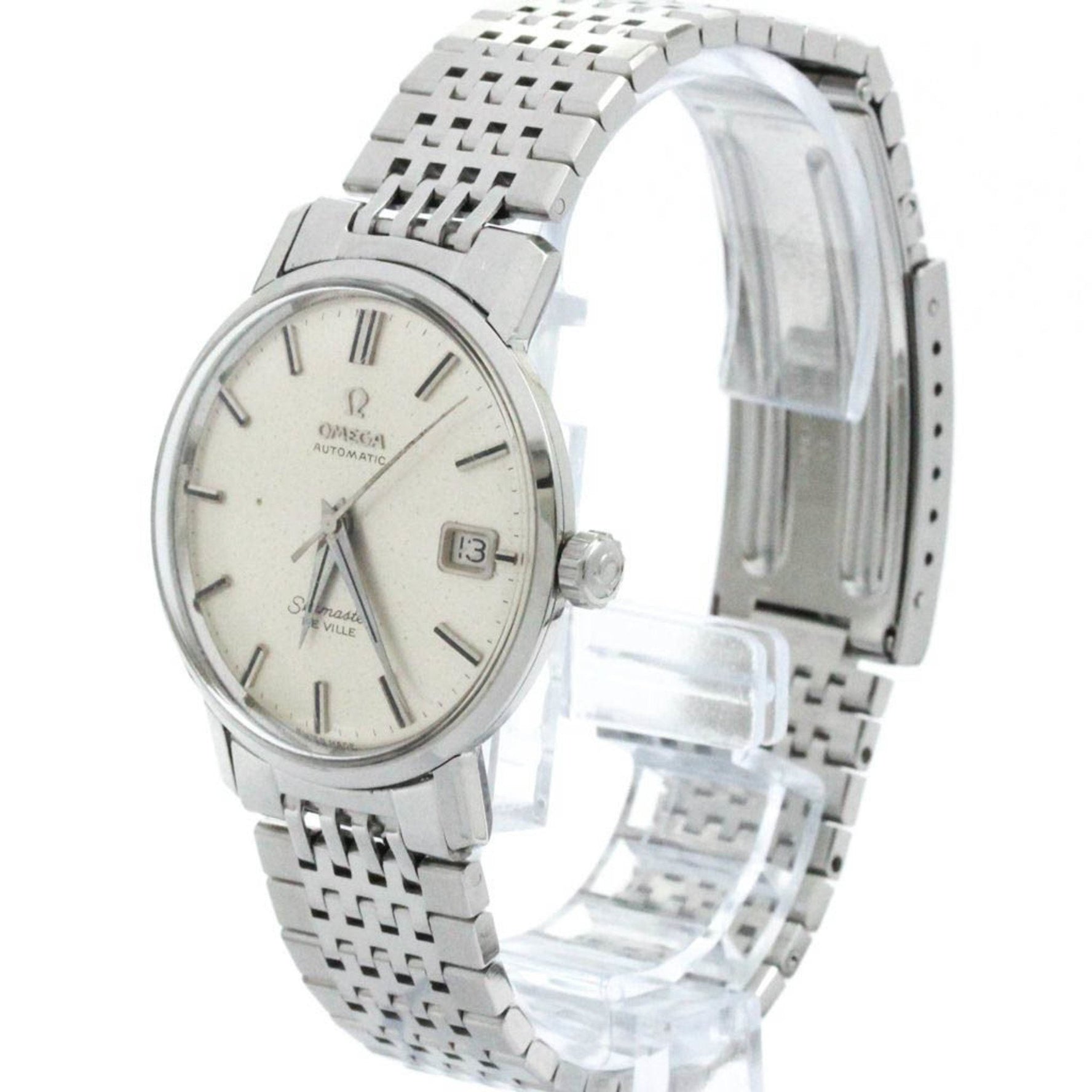 Vintage OMEGA Seamaster Date Steel Automatic Watch 166.020