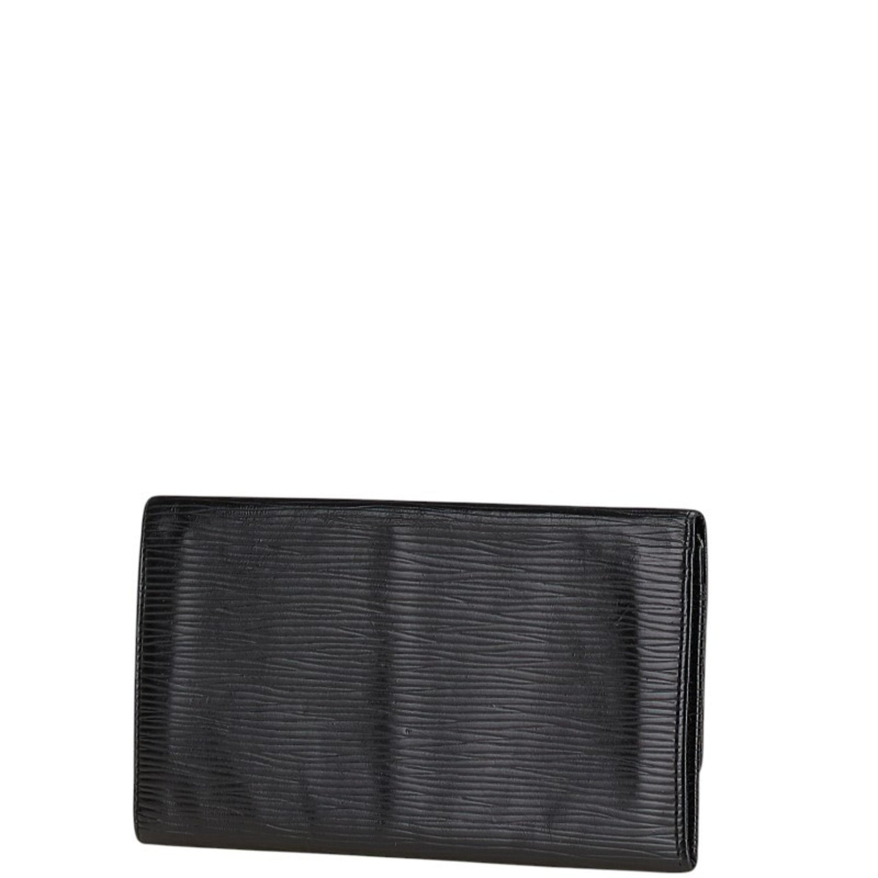 Louis Vuitton Epi Porte En Wallet M63602 Black Leather Men's LOUIS VUITTON