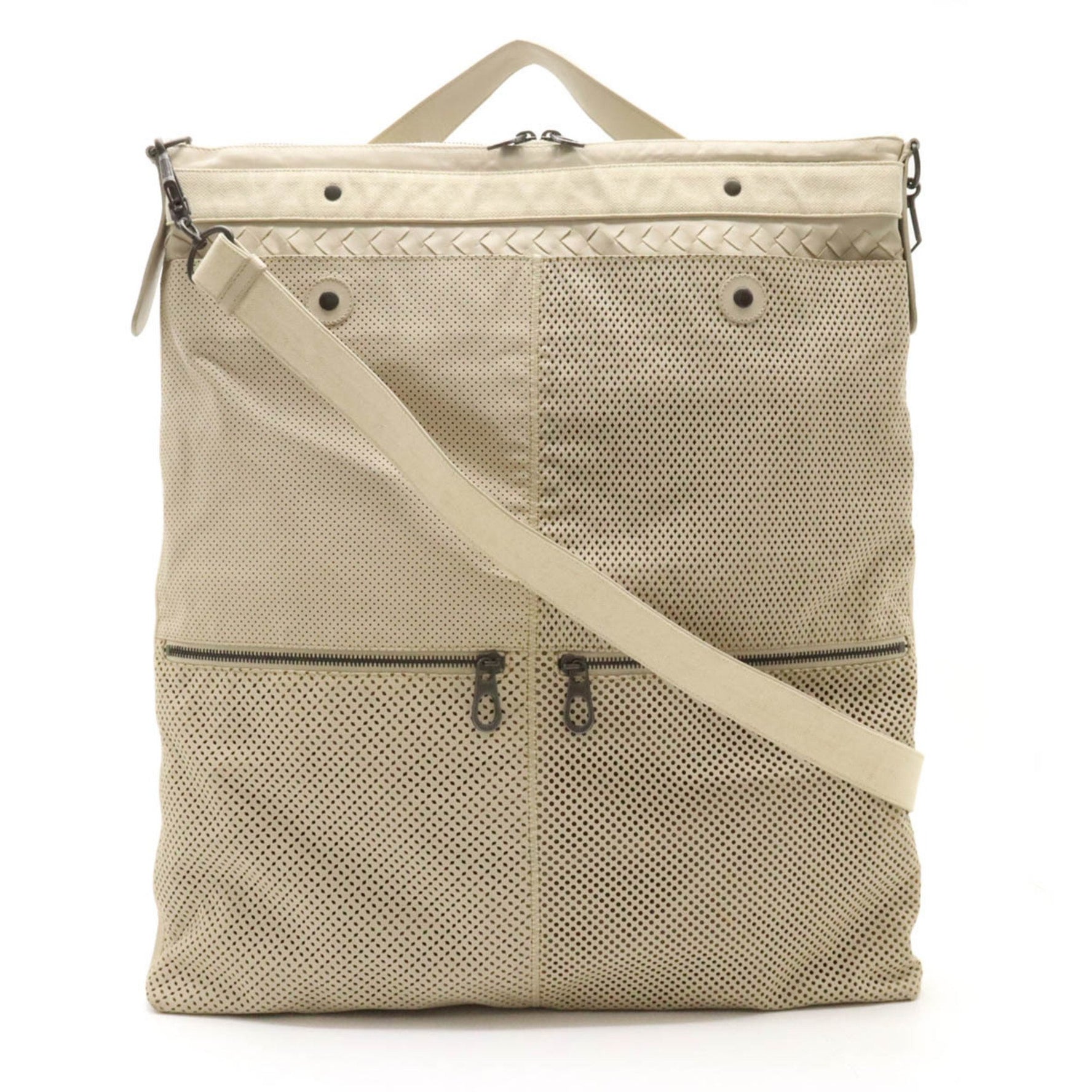 BOTTEGA VENETA Bottega Veneta Punching Shoulder Bag Handbag Leather