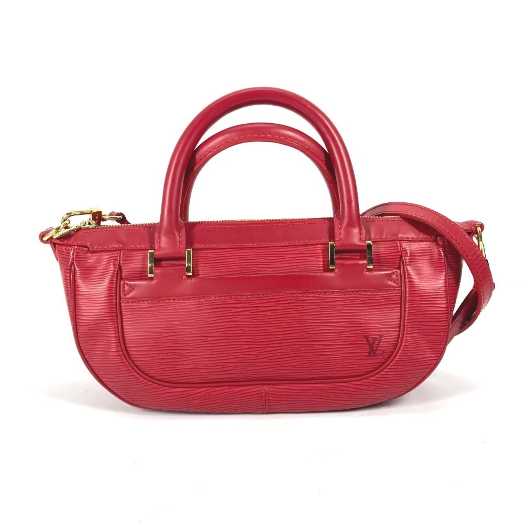 LOUIS VUITTON M5891E Epi Danura PM 2-Way Shoulder Bag/Handbag in Leather, Women's, Castilian Red