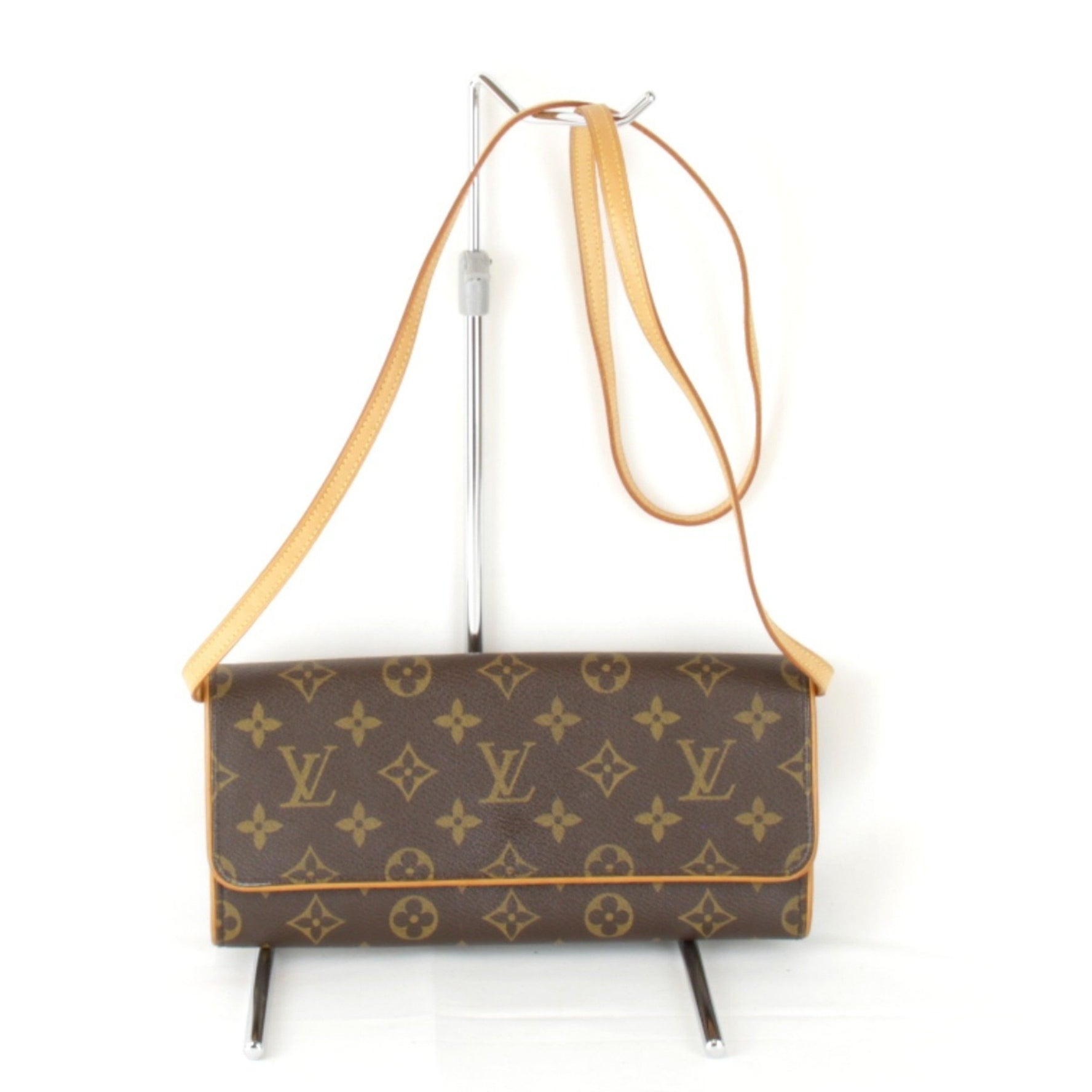Louis Vuitton Pochette Twin GM Shoulder Bag Monogram Canvas