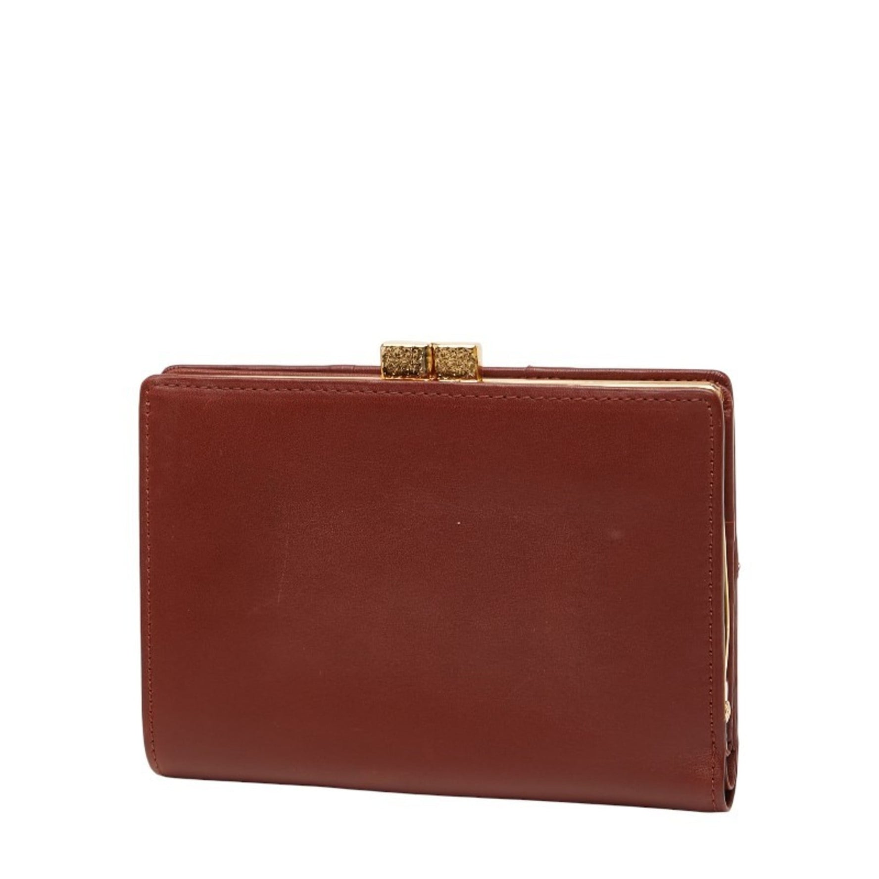 Saint Laurent YSL logo studded bifold wallet in leather .