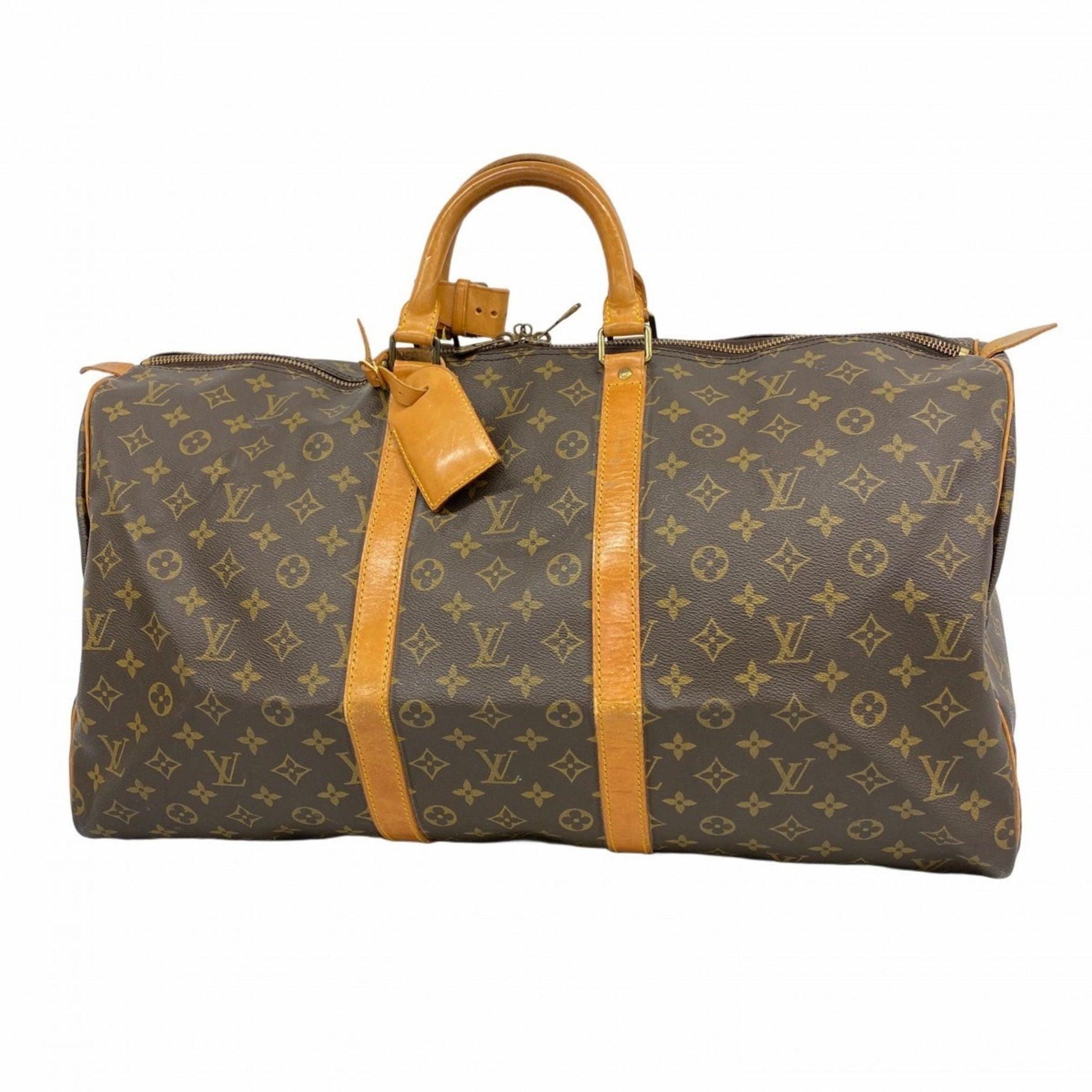 Louis Vuitton Monogram Keepall 55 Boston Bag Men's and