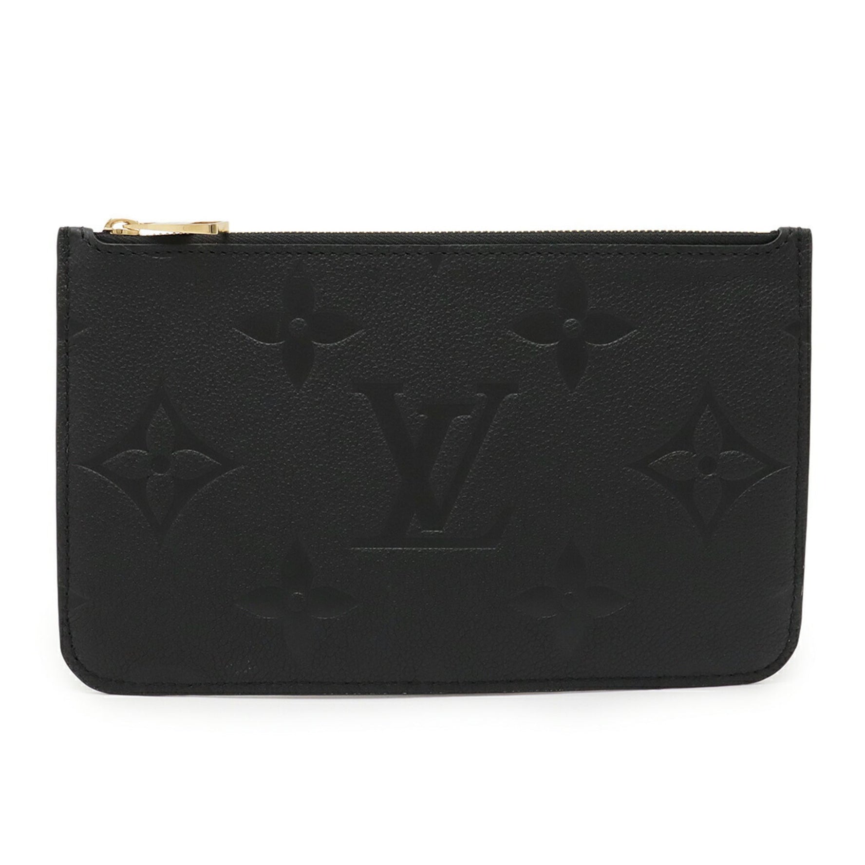 LOUIS VUITTON Monogram Empreinte Neverfull MM Pouch for (Noir Black)