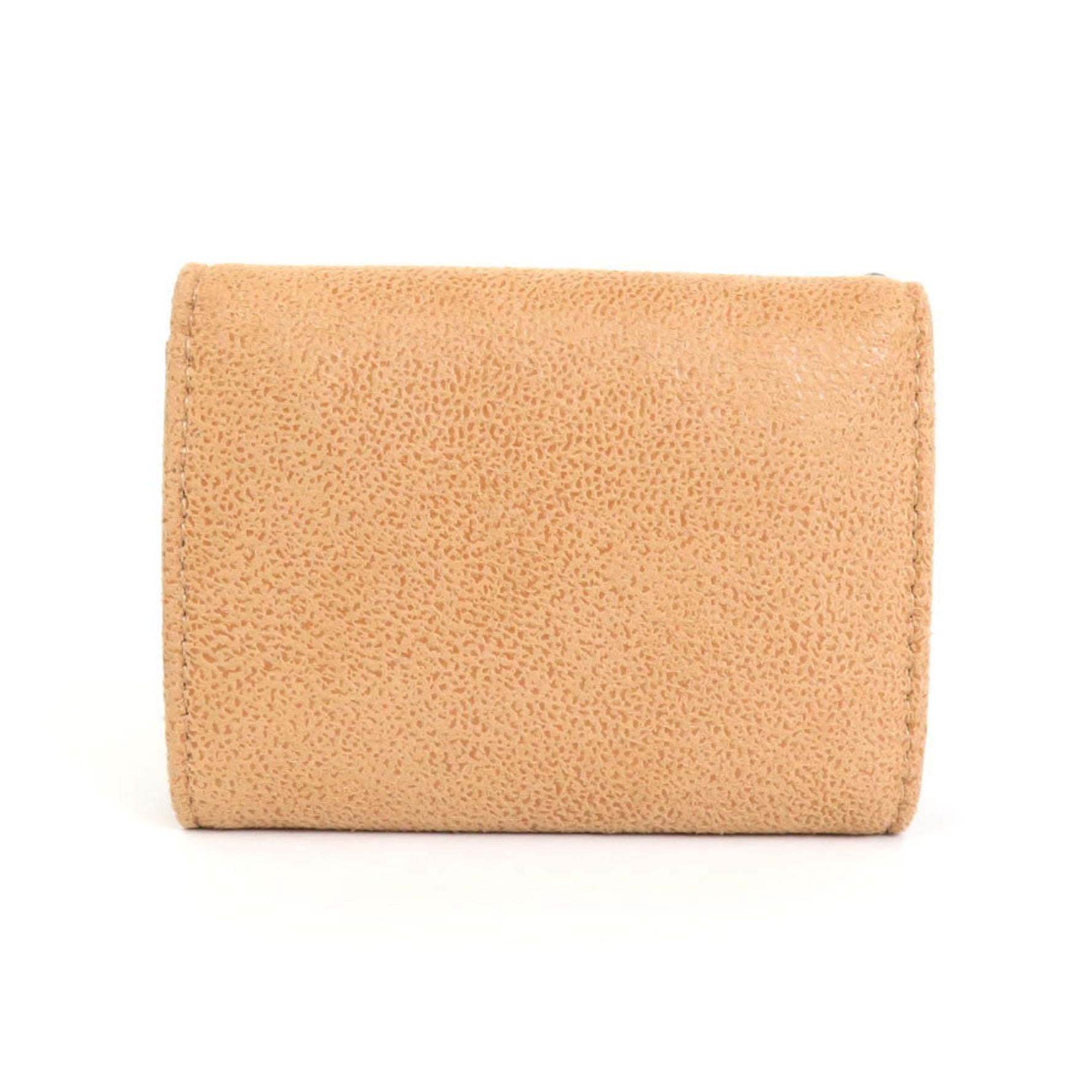 Stella McCartney Trifold Wallet Falabella Synthetic Leather Light Brown