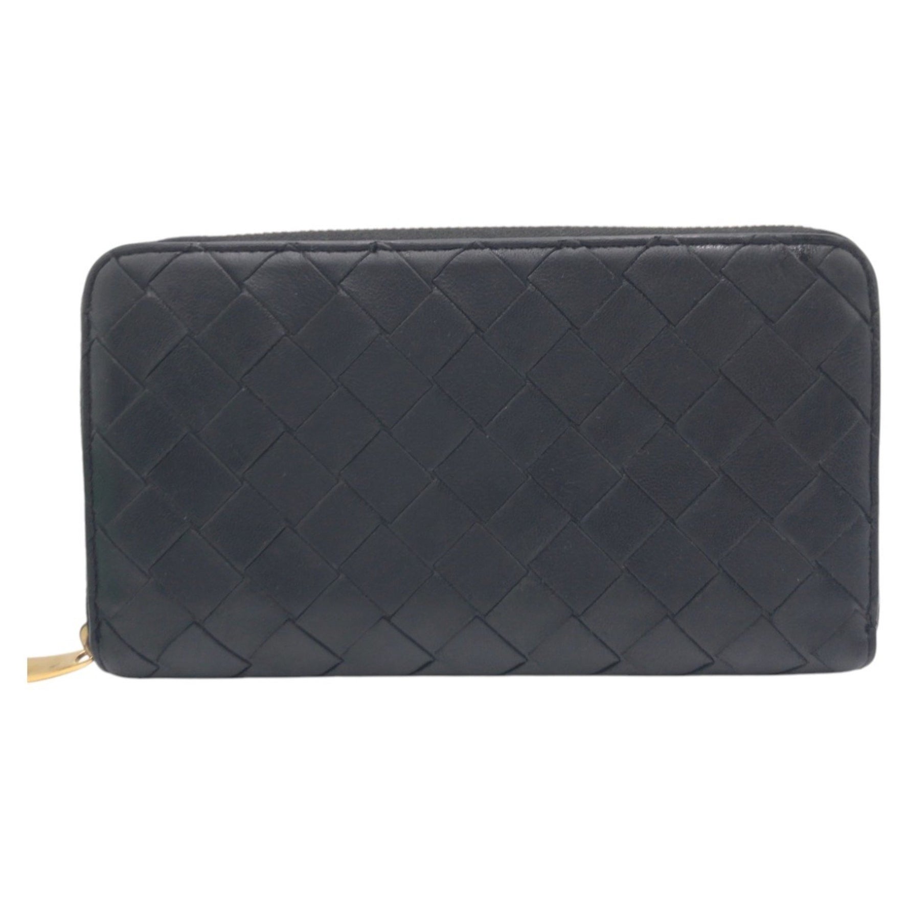 BOTTEGA VENETA Intrecciato Leather Long Wallet