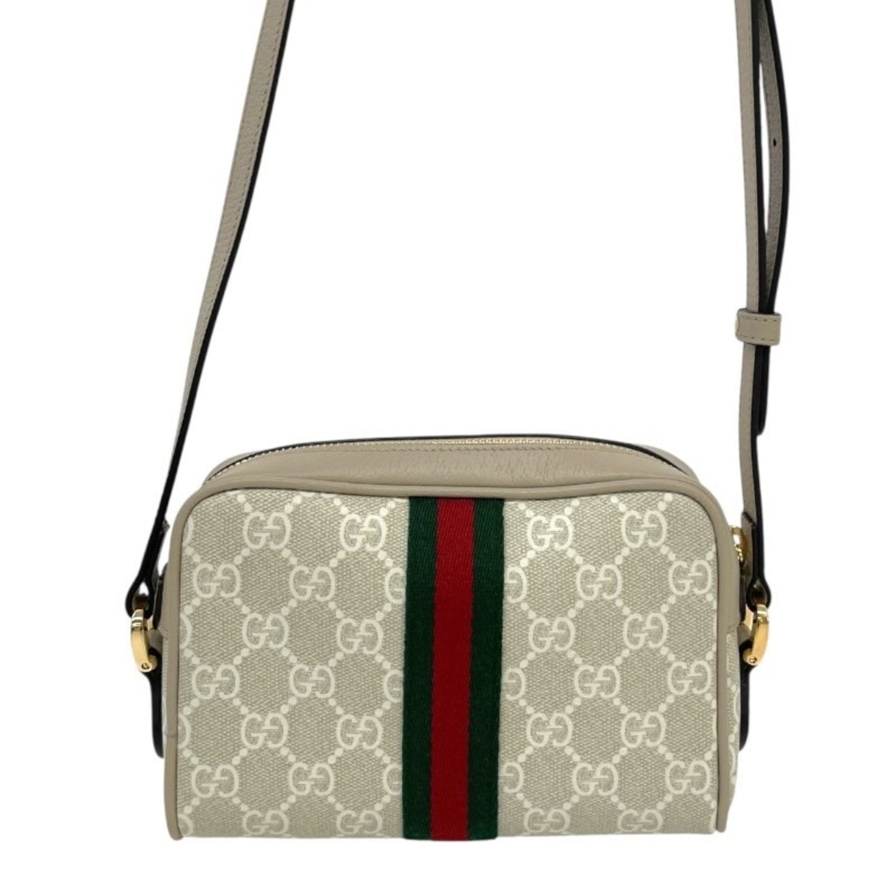 GUCCI Ophidia Shoulder Bag GG Supreme Sherry Line Pochette