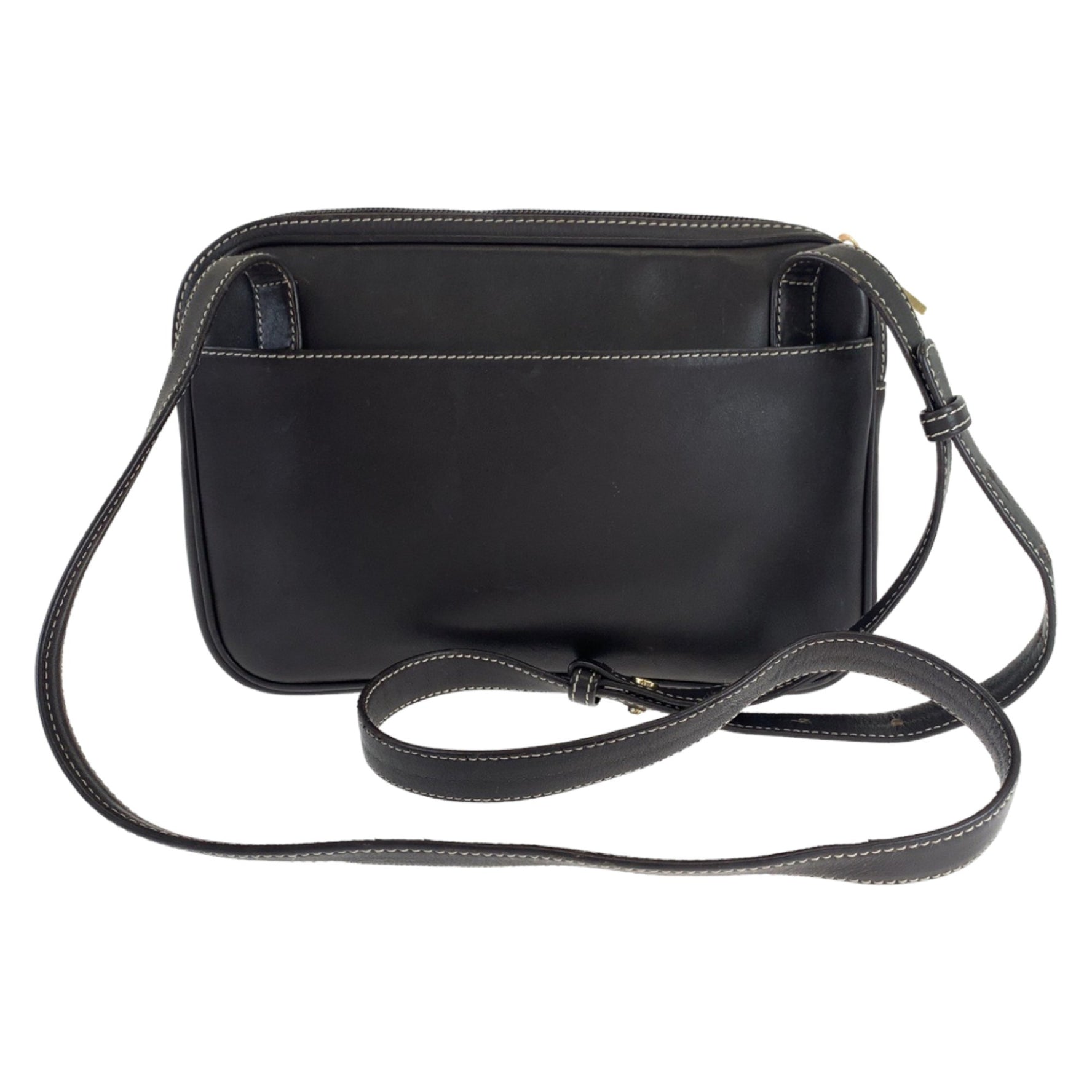 LOEWE Vintage Anagram Brown Suede Leather Crossbody Shoulder Bag Pochette Camera for Women