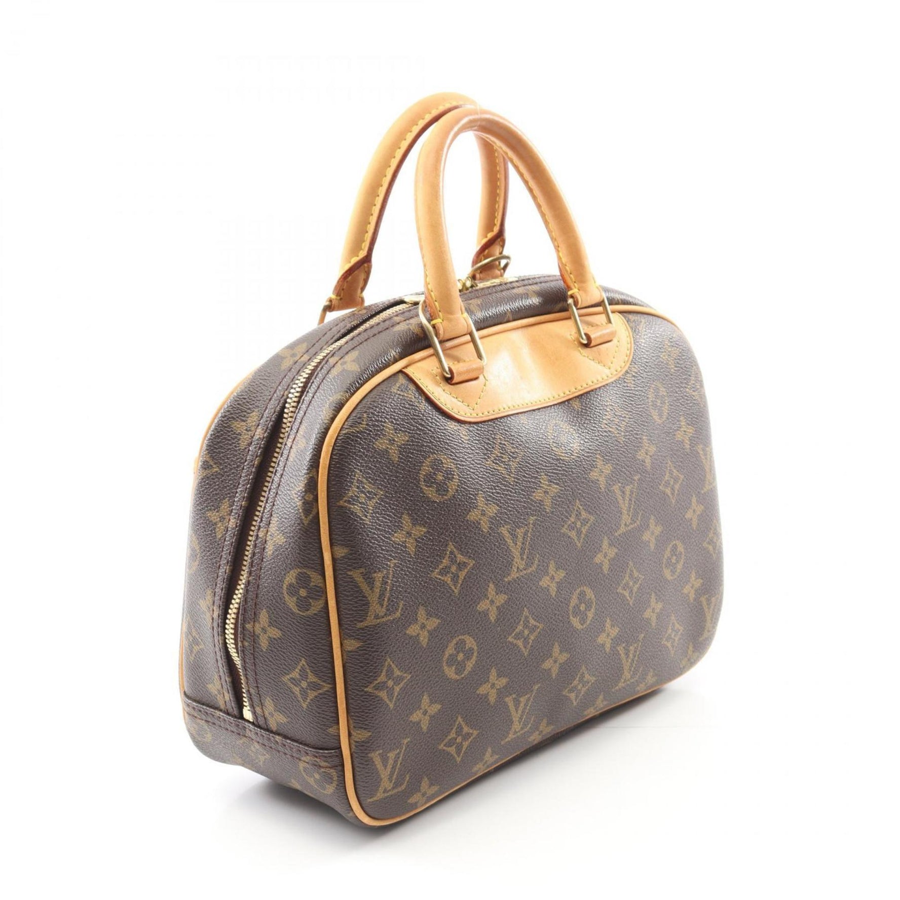 Louis Vuitton Trouville Handbag, Coated Canvas and Leather, Monogram