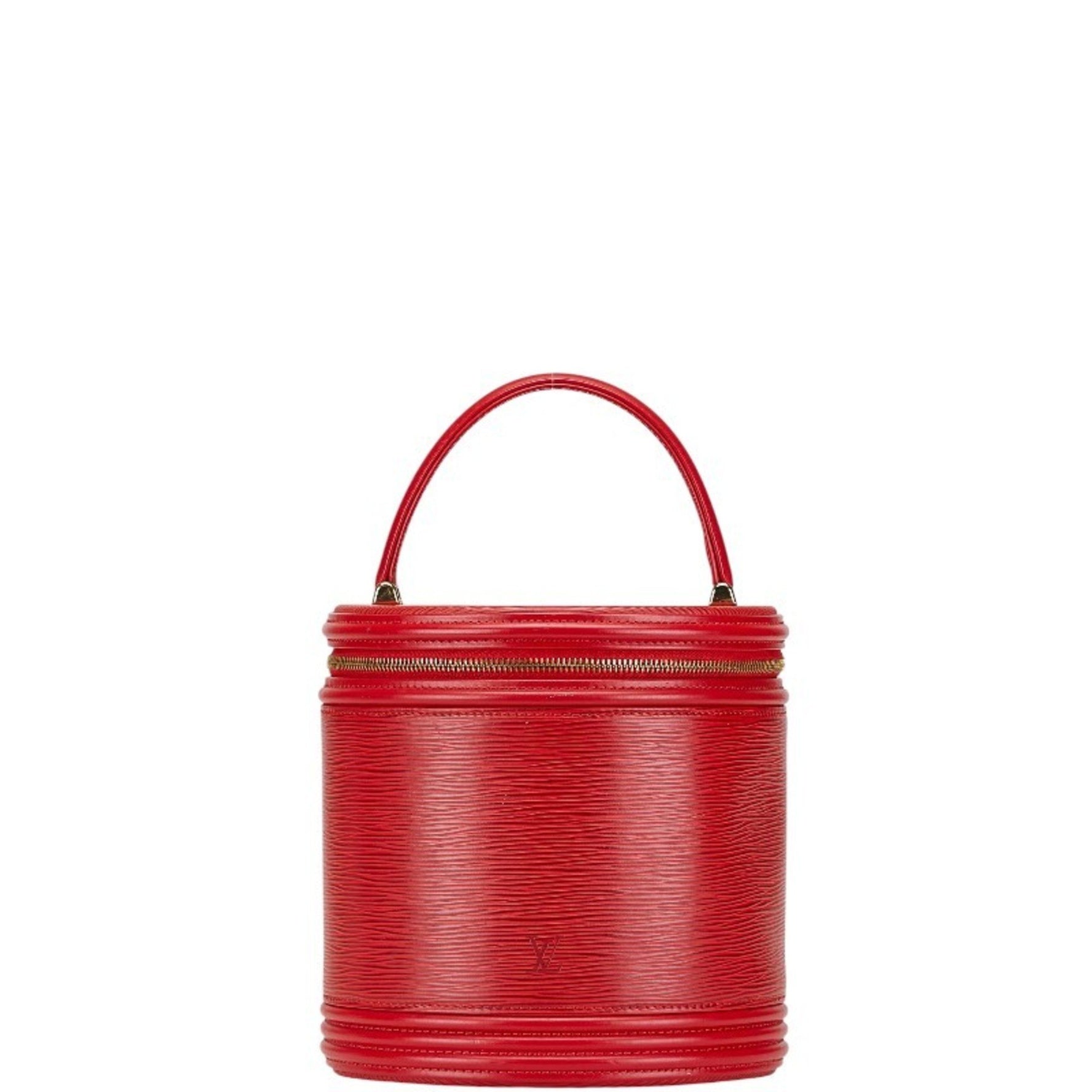 Louis Vuitton Epi Cannes Vanity Bag Handbag Castilian Red Leather