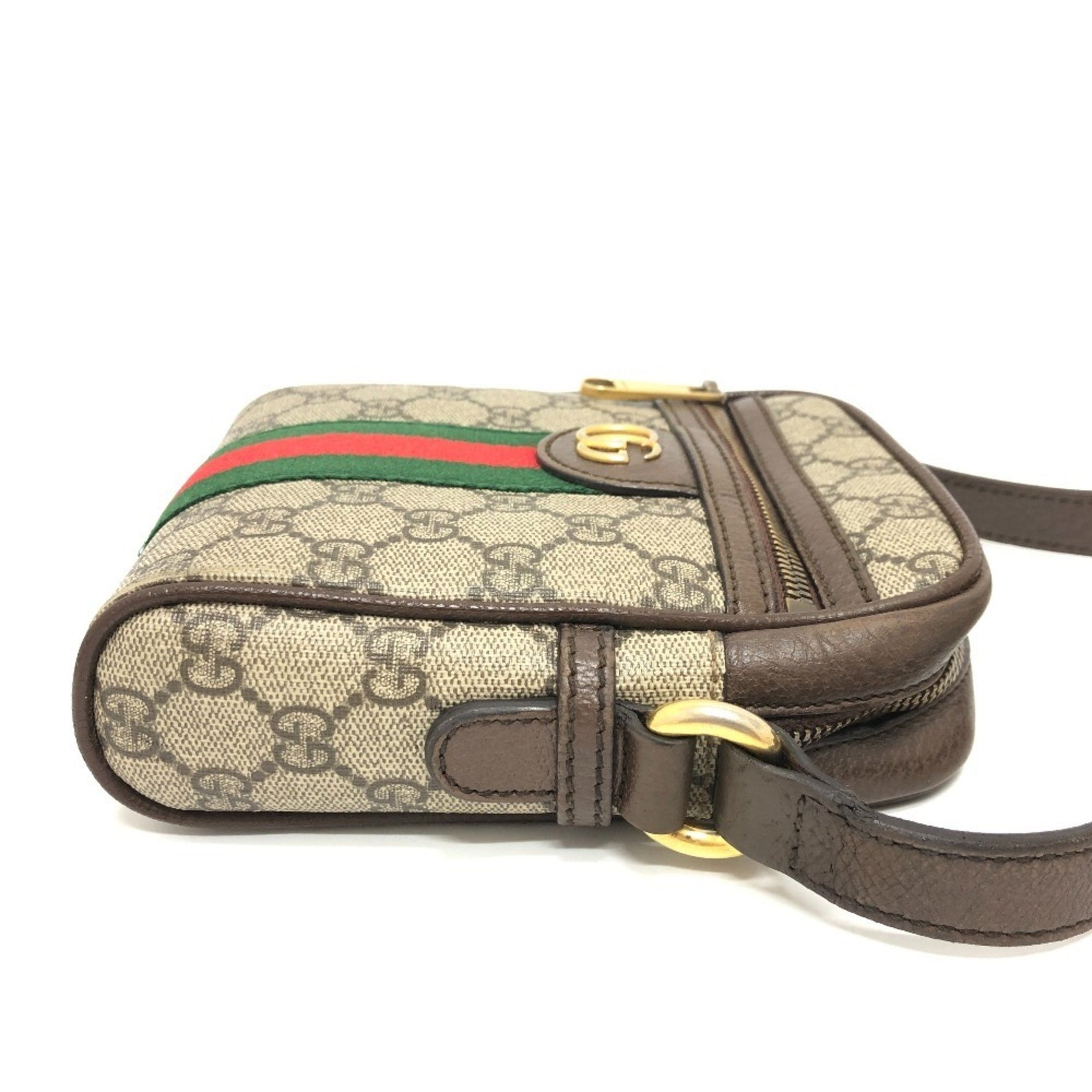 GUCCI GG Supreme Ophidia Shoulder Bag, Crossbody Canvas