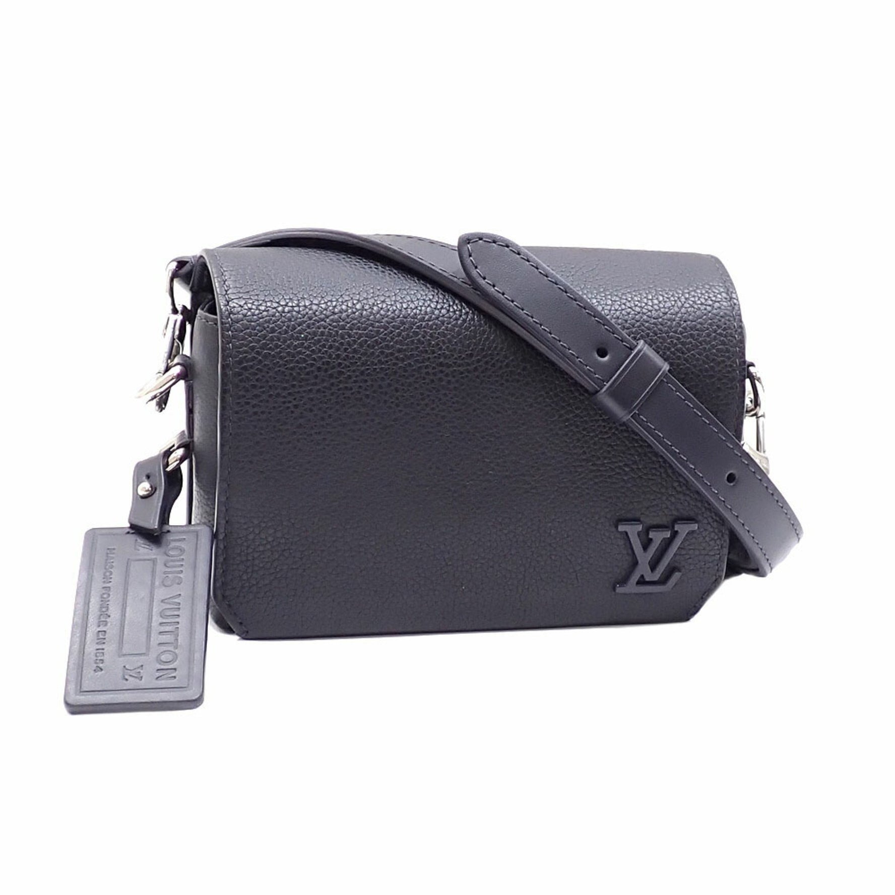 Louis Vuitton Shoulder Bag LV Aerogram Fastline Wearable Wallet Blue Marine