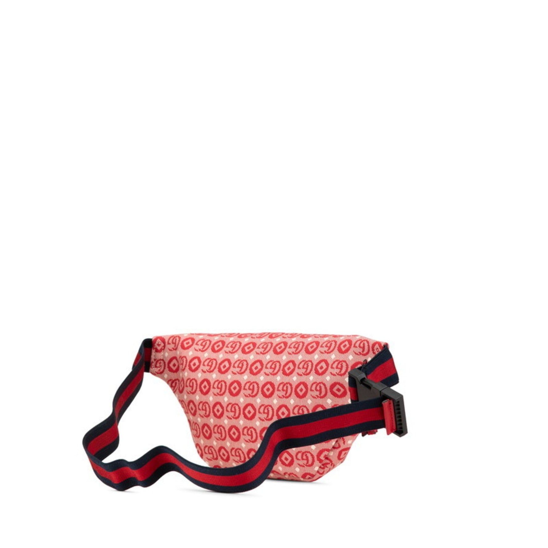 Gucci GG Logo Children's Star Waist Bag Body Red Canvas Leather