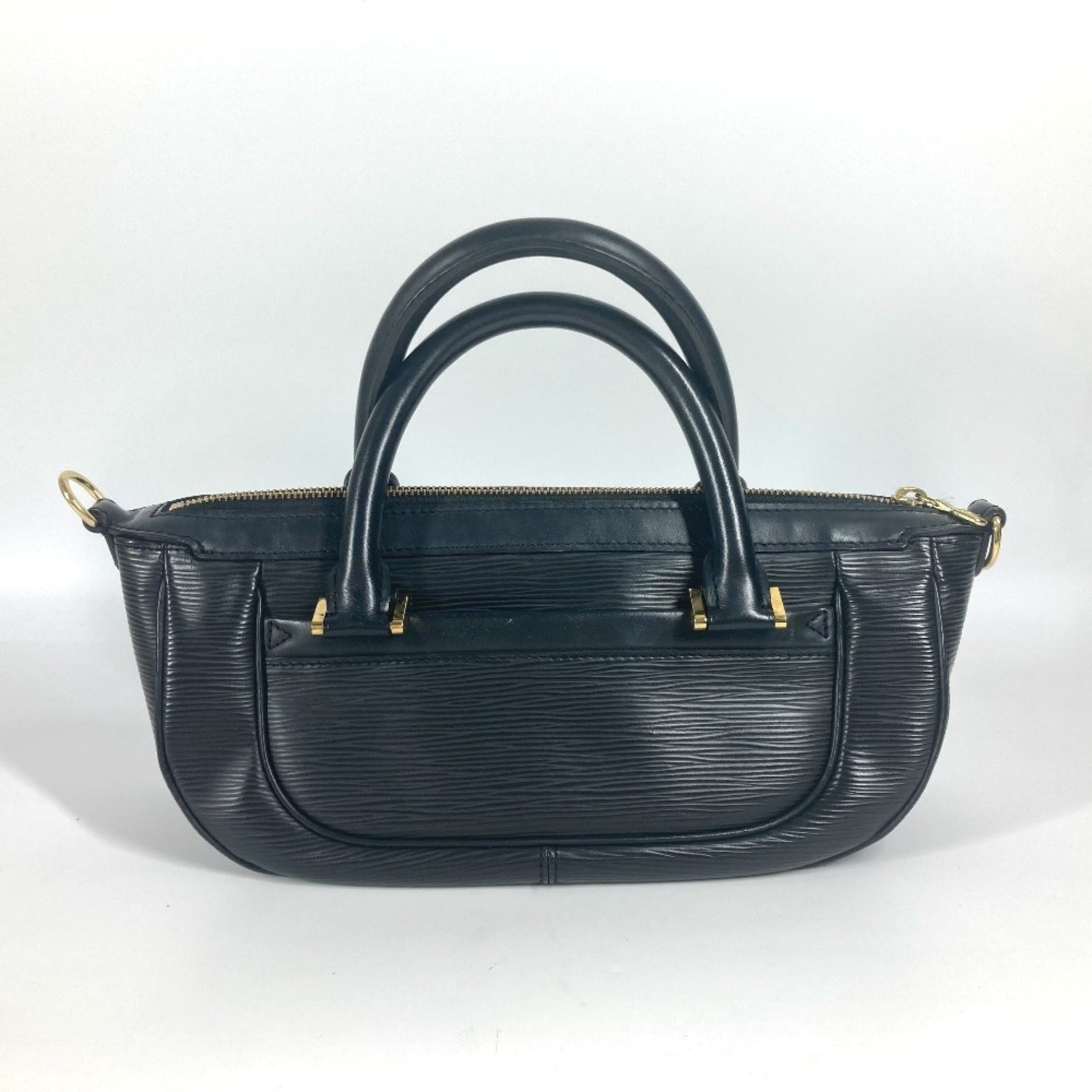 LOUIS VUITTON Epi Danura PM Tote Bag, Handbag in Leather, Noir Black