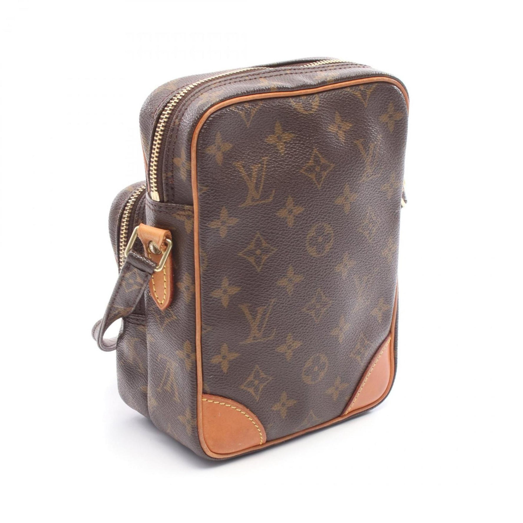 Louis Vuitton Amazon Shoulder Bag, Coated Canvas and Leather, Monogram, Brown