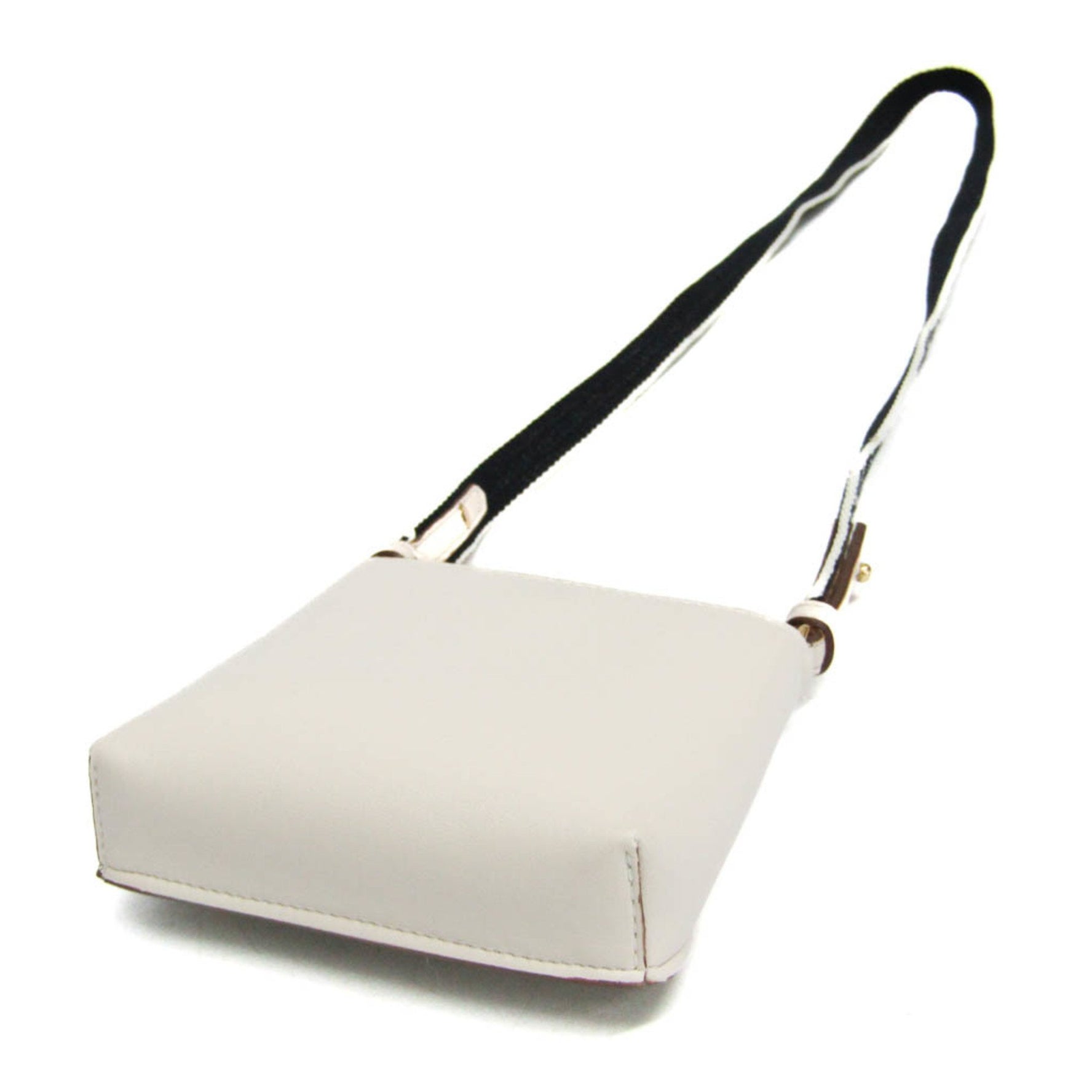 Stella McCartney Mini Stella Logo Polyester,Elastane Shoulder Bag Black,Off-white