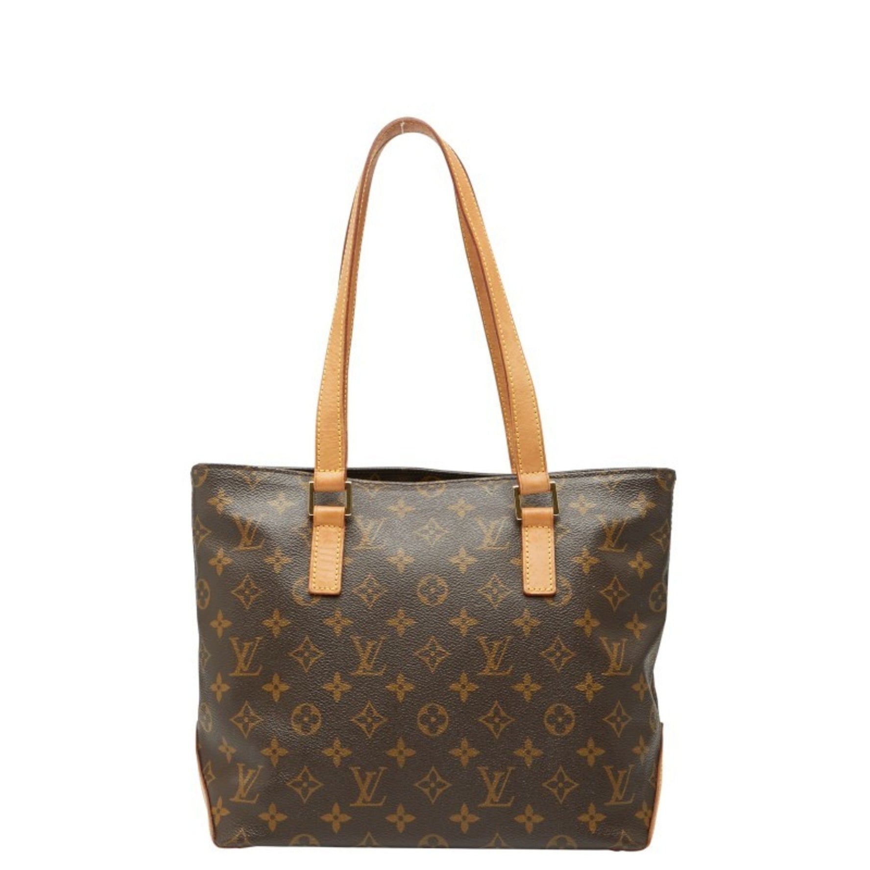 Louis Vuitton Monogram Cabas Piano Handbag Tote Bag Leather LOUIS VUITTON
