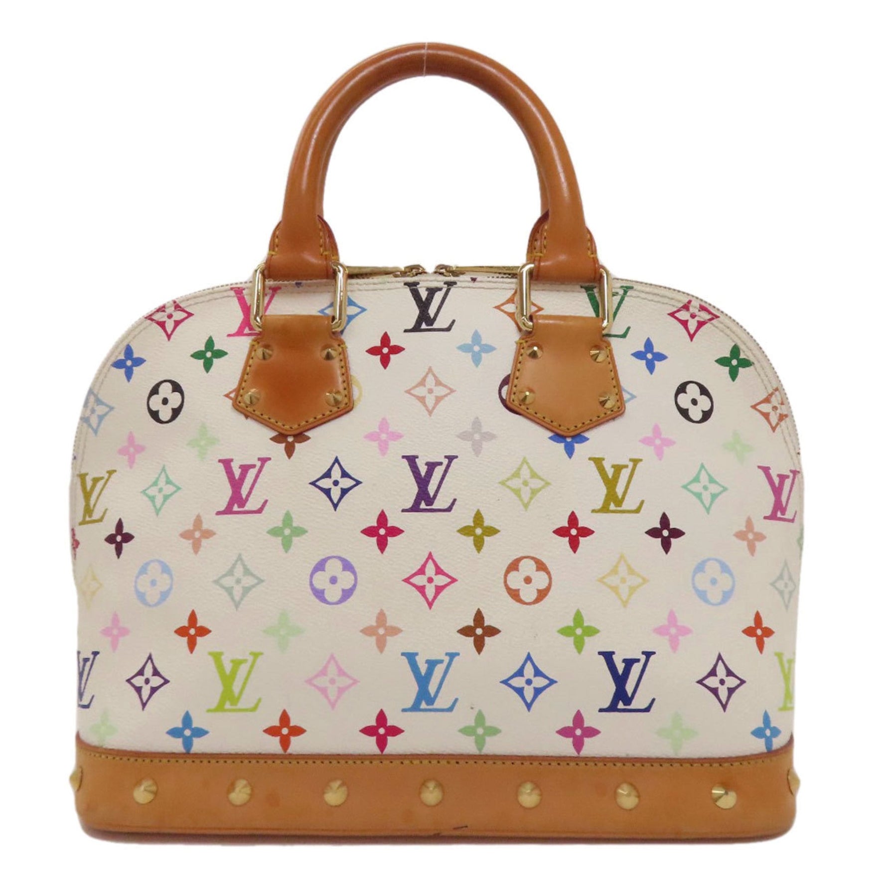 Louis Vuitton Alma Handbag Monogram Multicolor Canvas LOUIS VUITTON