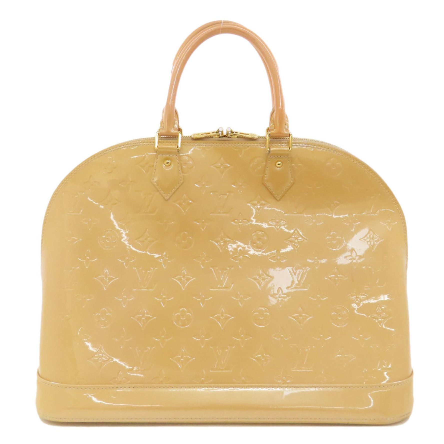 Louis Vuitton Alma MM Handbag Vernis