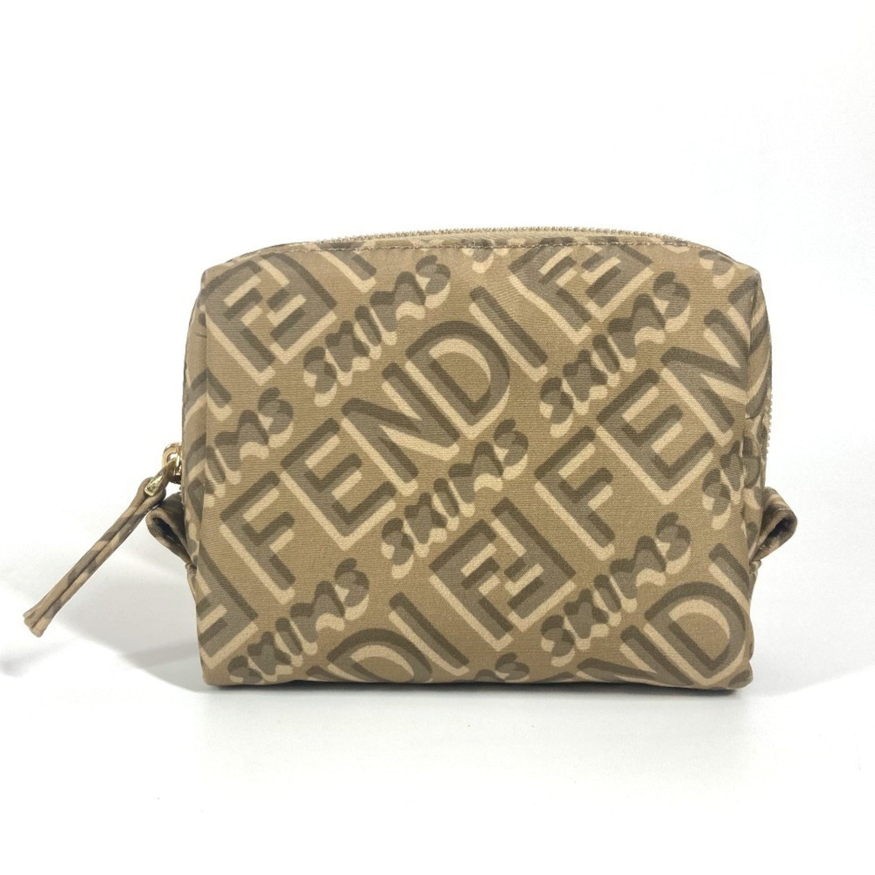 FENDI SKIMS Collaboration Logo Multi-Pouch Cosmetic Pouch Nylon