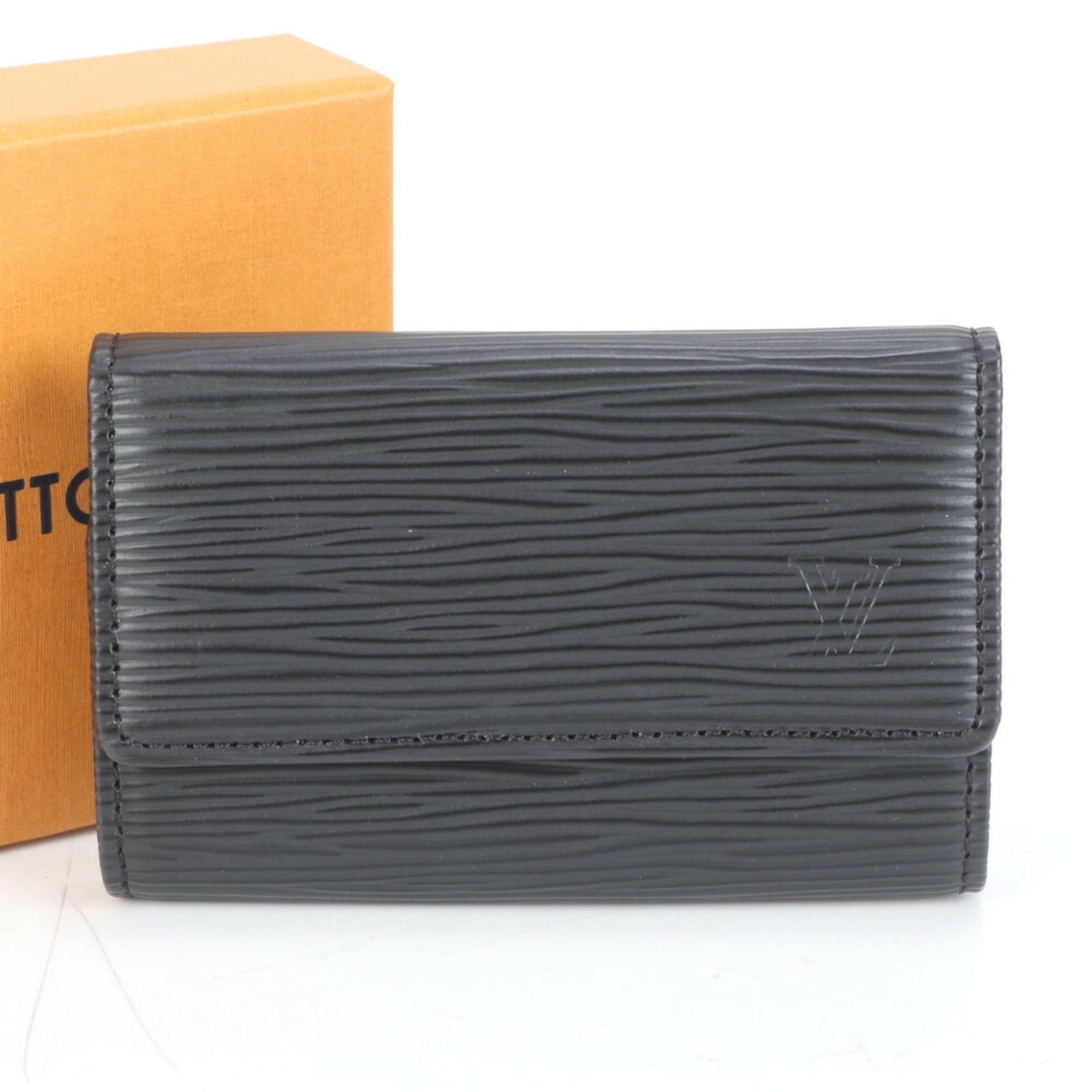 Louis Vuitton Epi Multicle 6 Leather Key Case with Rings, M63812, Men's Wallet