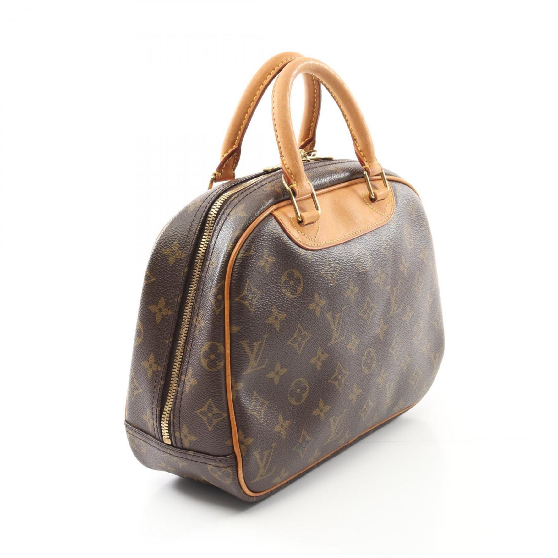 Louis Vuitton Trouville Handbag, Coated Canvas and Leather, Monogram