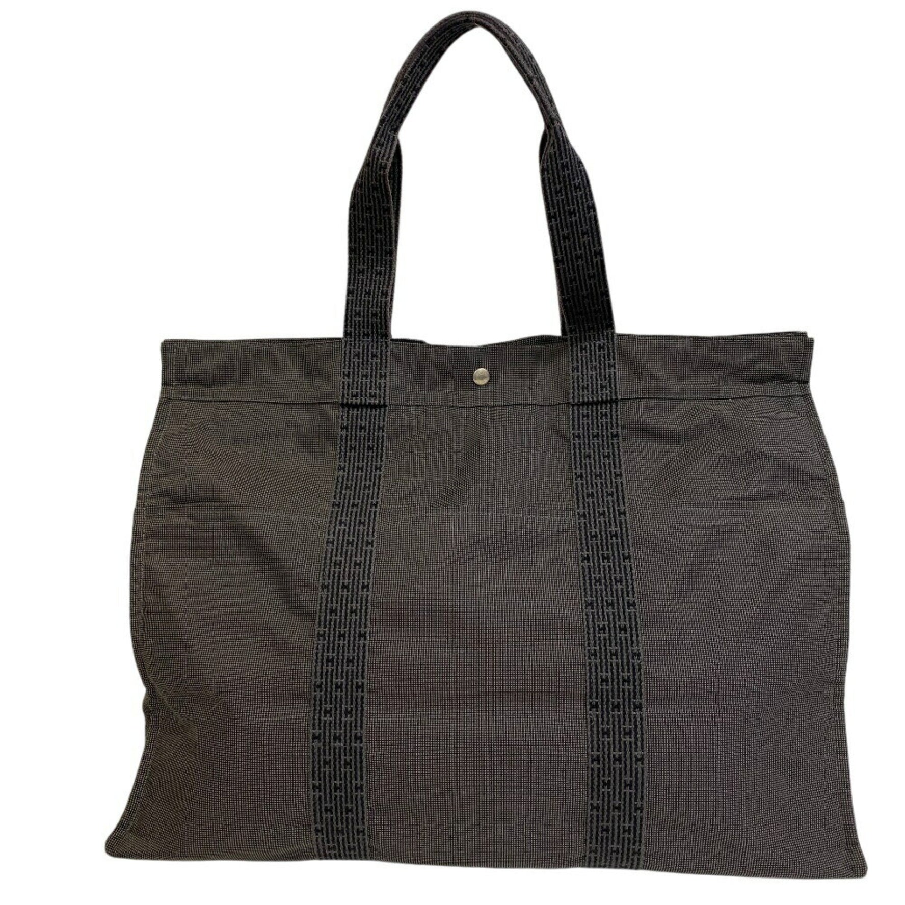 HERMES TGM 2-way shoulder tote bag, grey, unisex