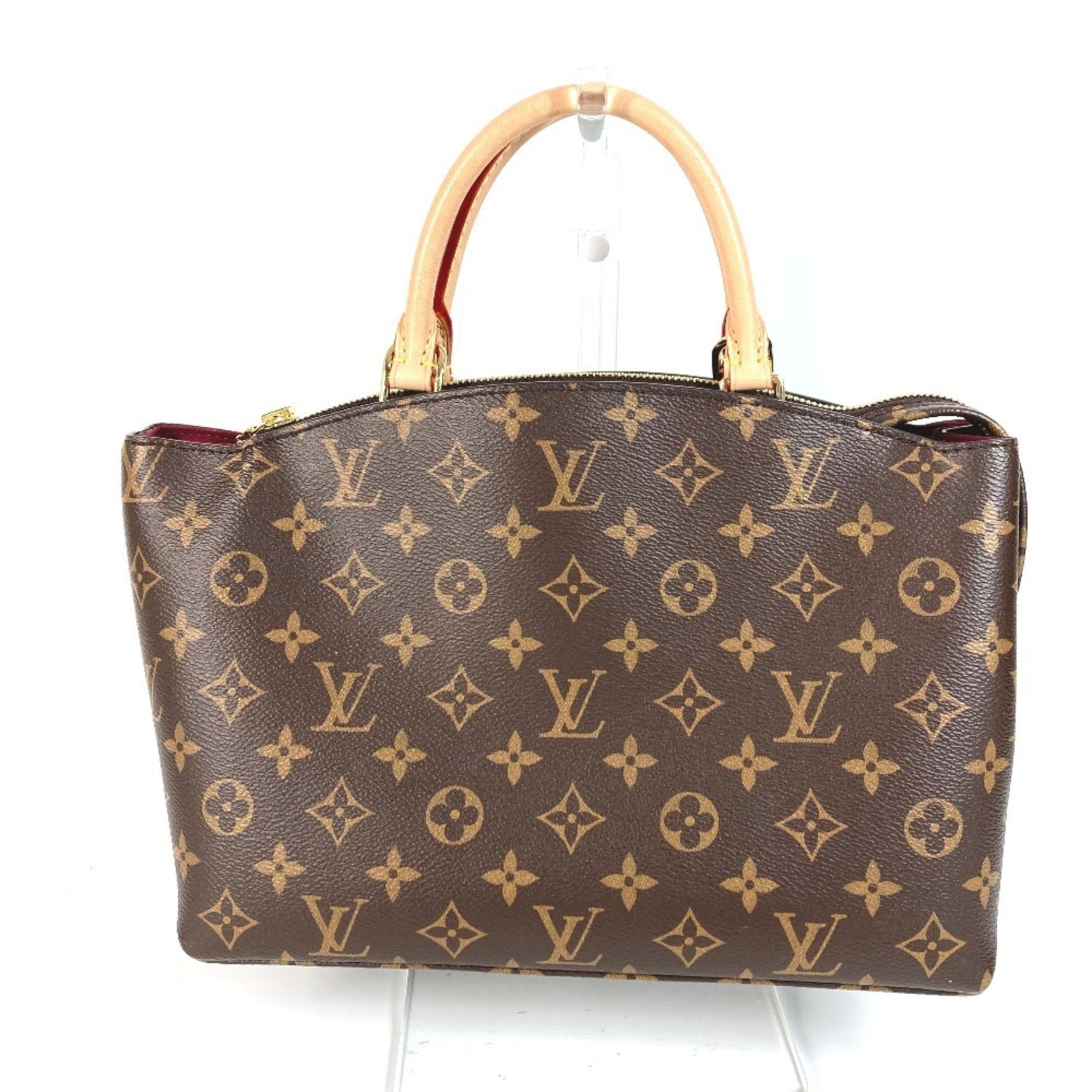 Louis Vuitton Monogram Petit Palais PM Bag Tote Shoulder Handbag Canvas Like New