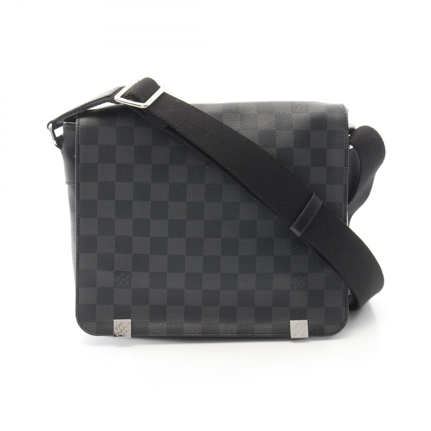 Louis Vuitton District PM NM Damier Graphite Shoulder Bag, Coated Canvas and Leather