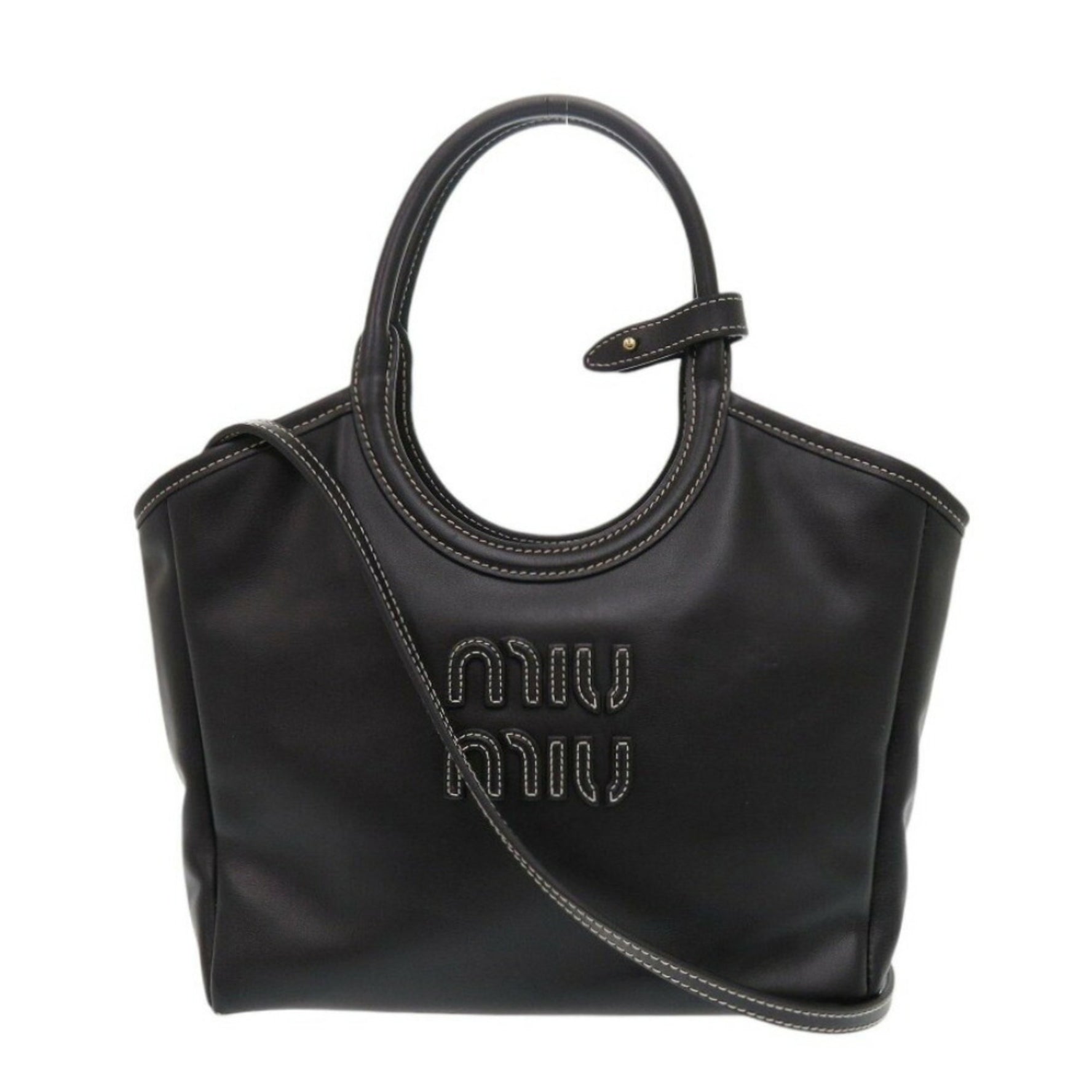 Miu Miu Miu Ivy Leather Bag Handbag